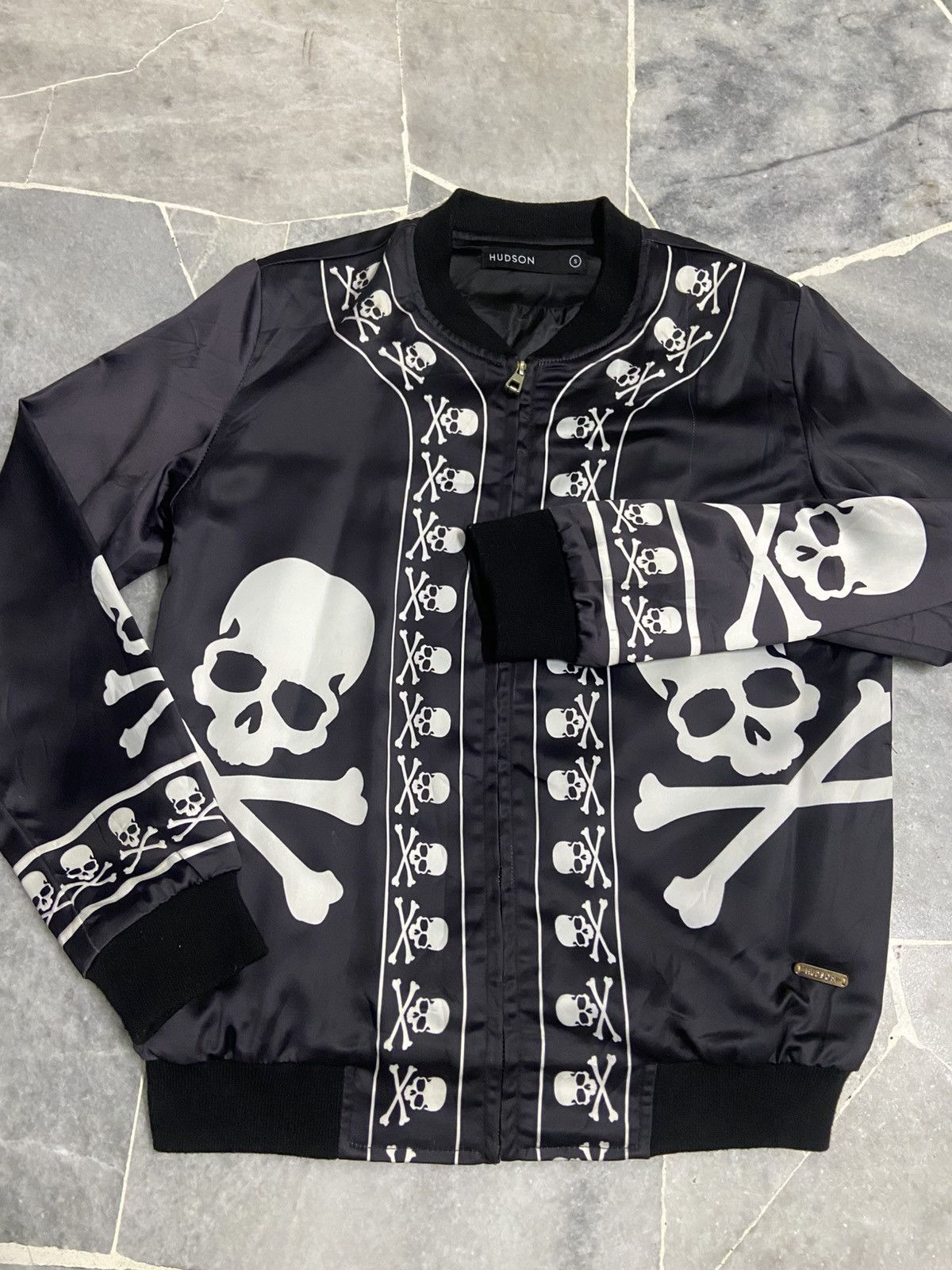 Japanese Brand Hudson Skulls Bomber jacket Size US S / EU 44-46 / 1 - 4 Thumbnail
