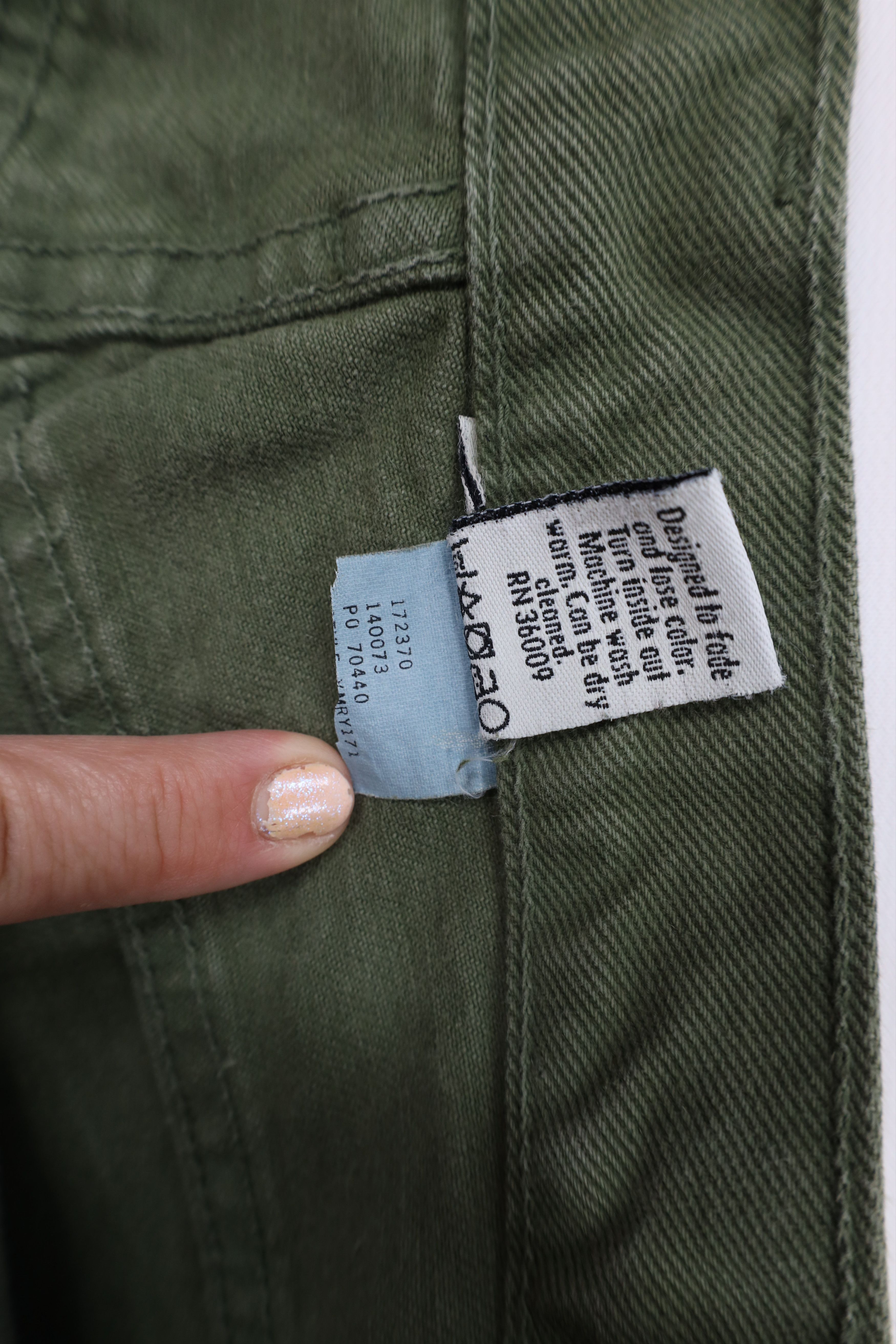 Calvin Klein Vintage 90s Calvin Klein Fit Tapered Leg Jeans Green USA Size US 30 / EU 46 - 11 Thumbnail