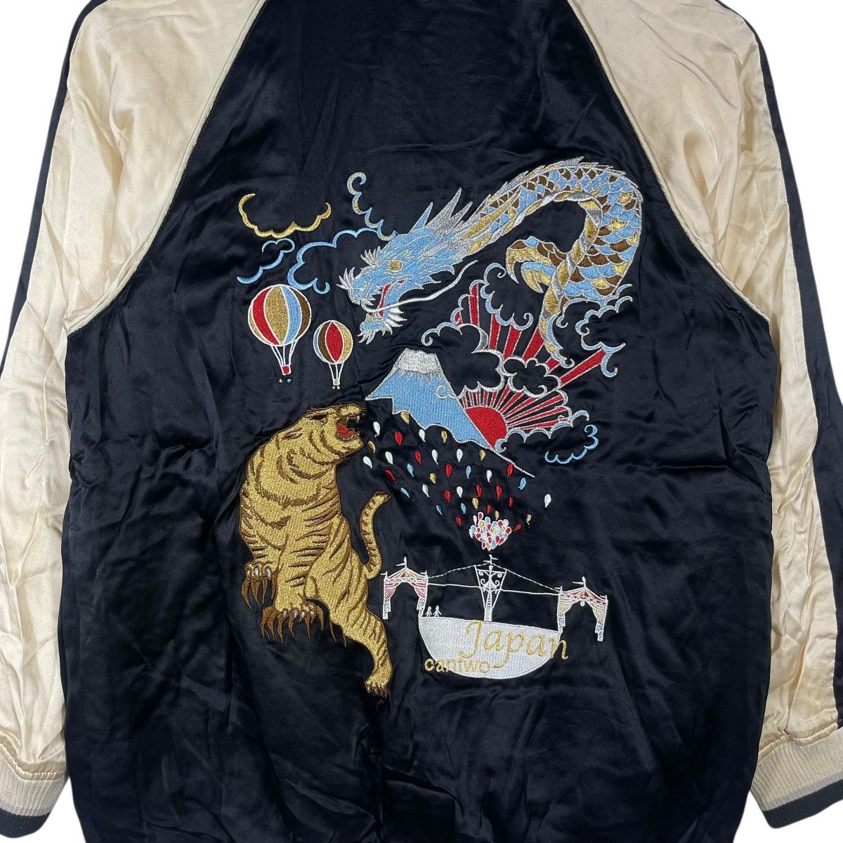 Japanese Brand Vintage Japanese Sukajan Souvenir Cantwo Jacket Size US S / EU 44-46 / 1 - 2 Thumbnail
