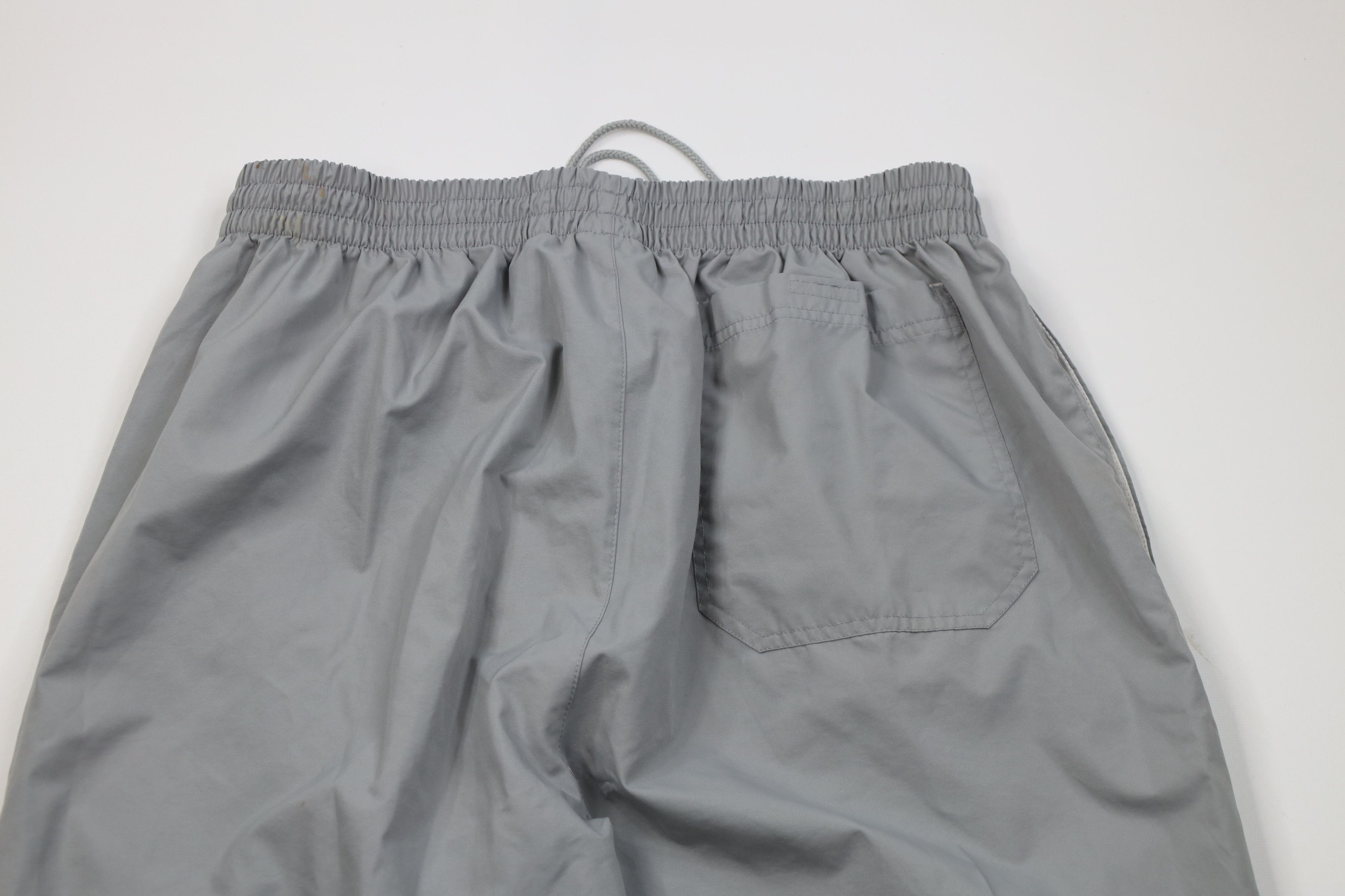 Adidas Vintage Y2K 2001 Adidas Wide Leg Windbreaker Pants Gray Size US 40 / EU 56 - 13 Thumbnail