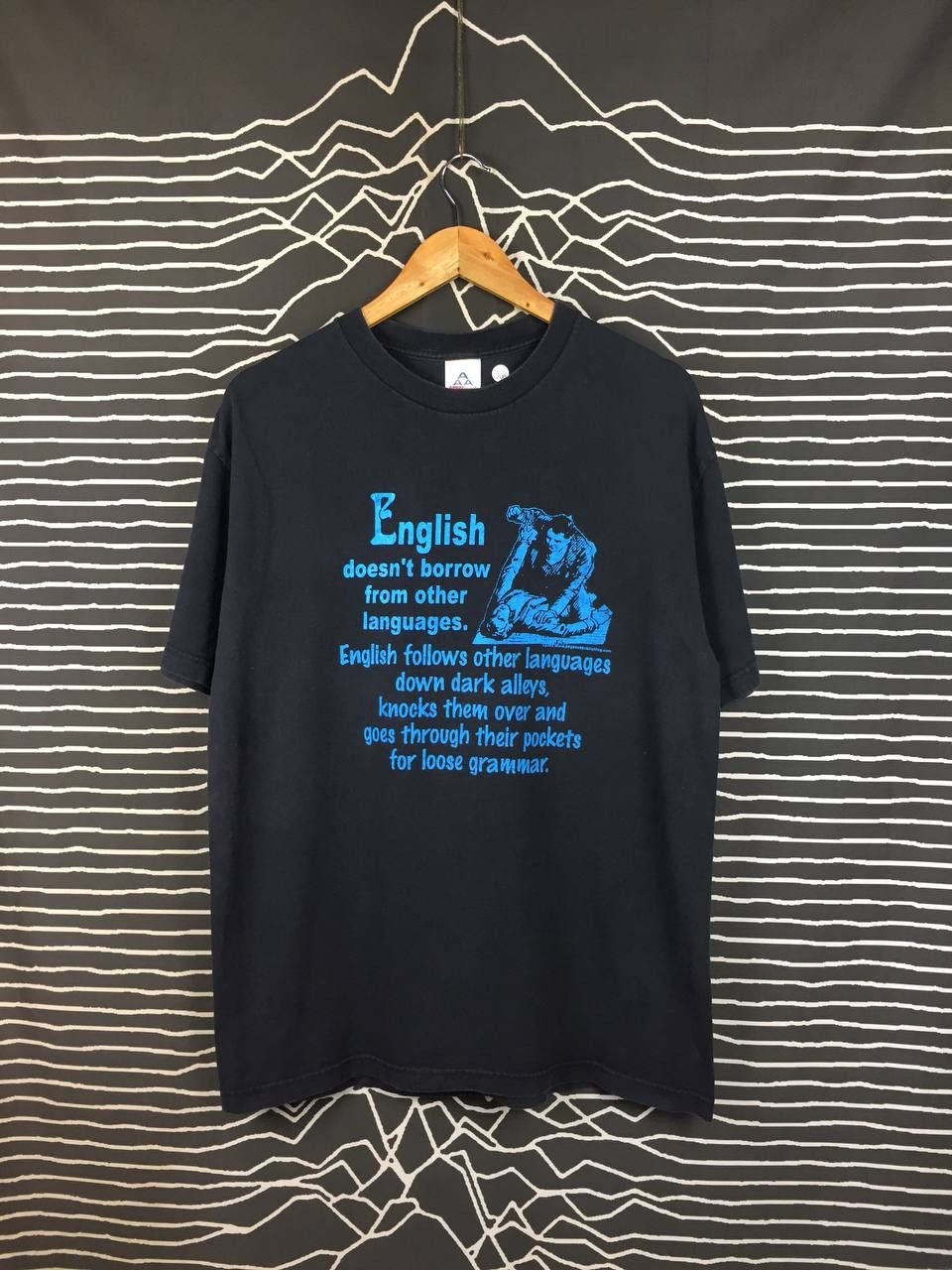 Vintage Vtg Y2K English Language Grammar Humor Streetwear Tee Size US L / EU 52-54 / 3 - 2 Thumbnail