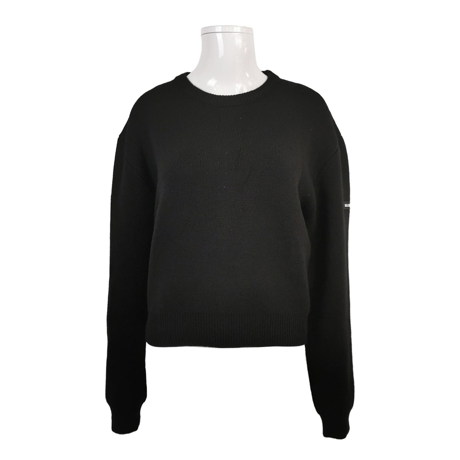 Balenciaga Balenciaga M Wool Blend Logo Crewneck Sweater Size M / US 6-8 / IT 42-44 - 1 Thumbnail