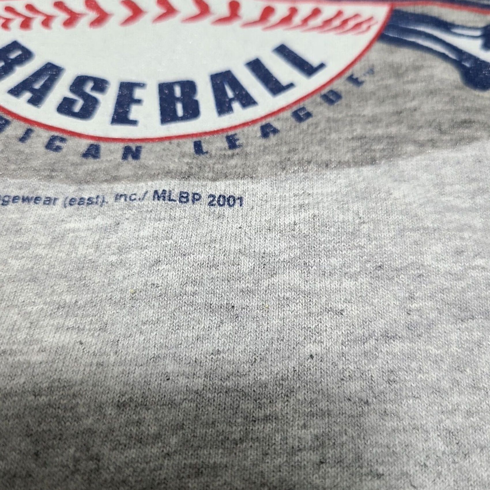 Lee VINTAGE Boston Red Sox Baseball American League 2XL Gray Long Sleeve Shirt Mens Crew Neck Sports 2000s Size US XXL / EU 58 / 5 - 4 Thumbnail