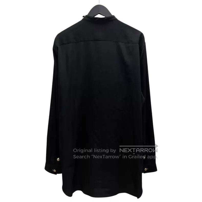 Yohji Yamamoto YOHJI YAMAMOTO Gold Buckle Triacetate Shirt Size US L / EU 52-54 / 3 - 3 Thumbnail