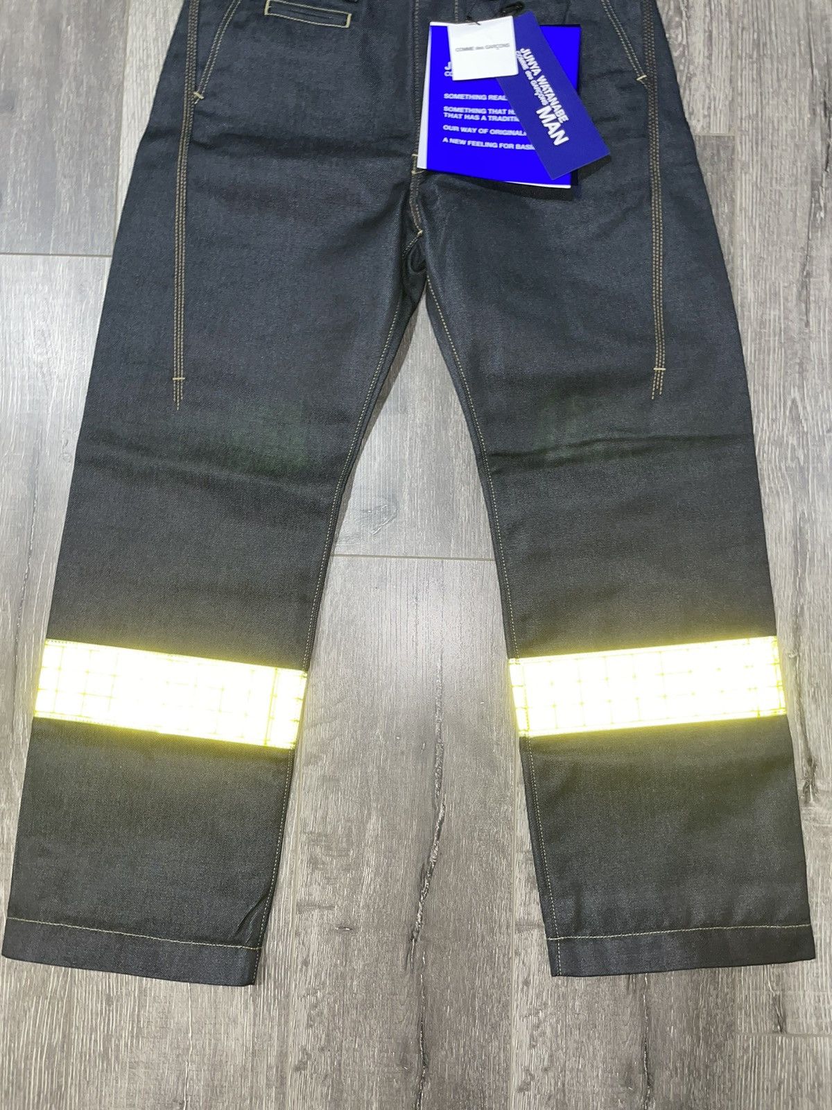 Comme des Garcons 2018 COMME des GARCONS JUNTA WATANABE Reflective Denim Pants Size US 30 / EU 46 - 4 Thumbnail