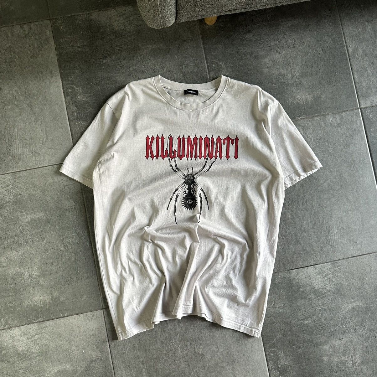 Band Tees × Vintage Vintage Killuminati T-shirts Big Logo Band Rock Y2K 00s Size US L / EU 52-54 / 3 - 4 Thumbnail