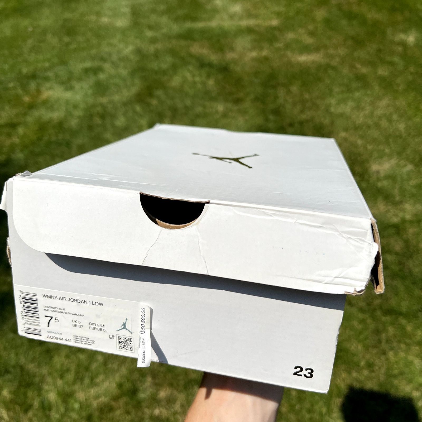 Jordan Brand × Nike Wmns Nike Air Jordan 1 Low UNC Women's Shoes - Size 7.5 Size US 7.5 / IT 37.5 - 10 Thumbnail