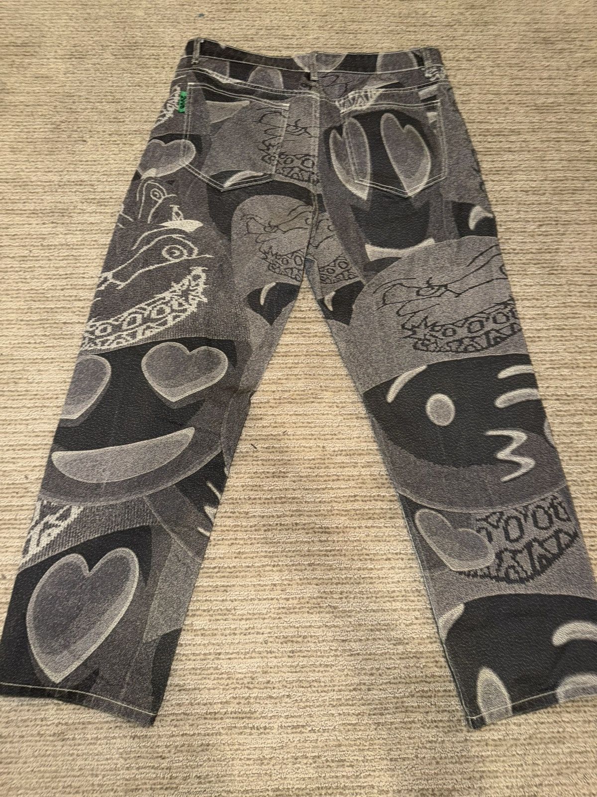 Punk and Yo FTI 2008 grey emoji pants Size US 34 / EU 50 - 4 Thumbnail