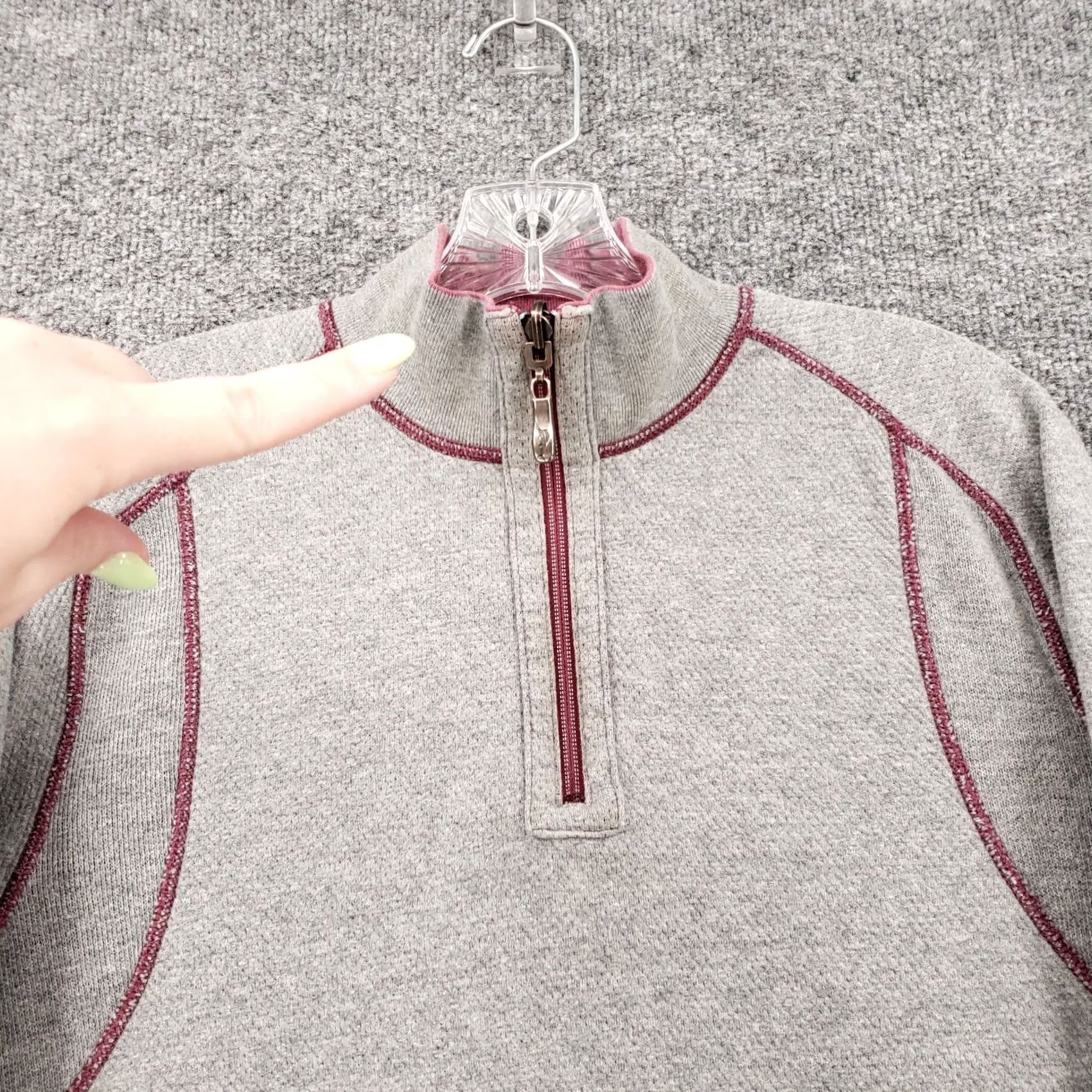 Tommy Bahama Tommy Bahama Sweater Mens L Gray Men Reversible Long Sleeve Zip Pullover Knit Size US L / EU 52-54 / 3 - 4 Thumbnail