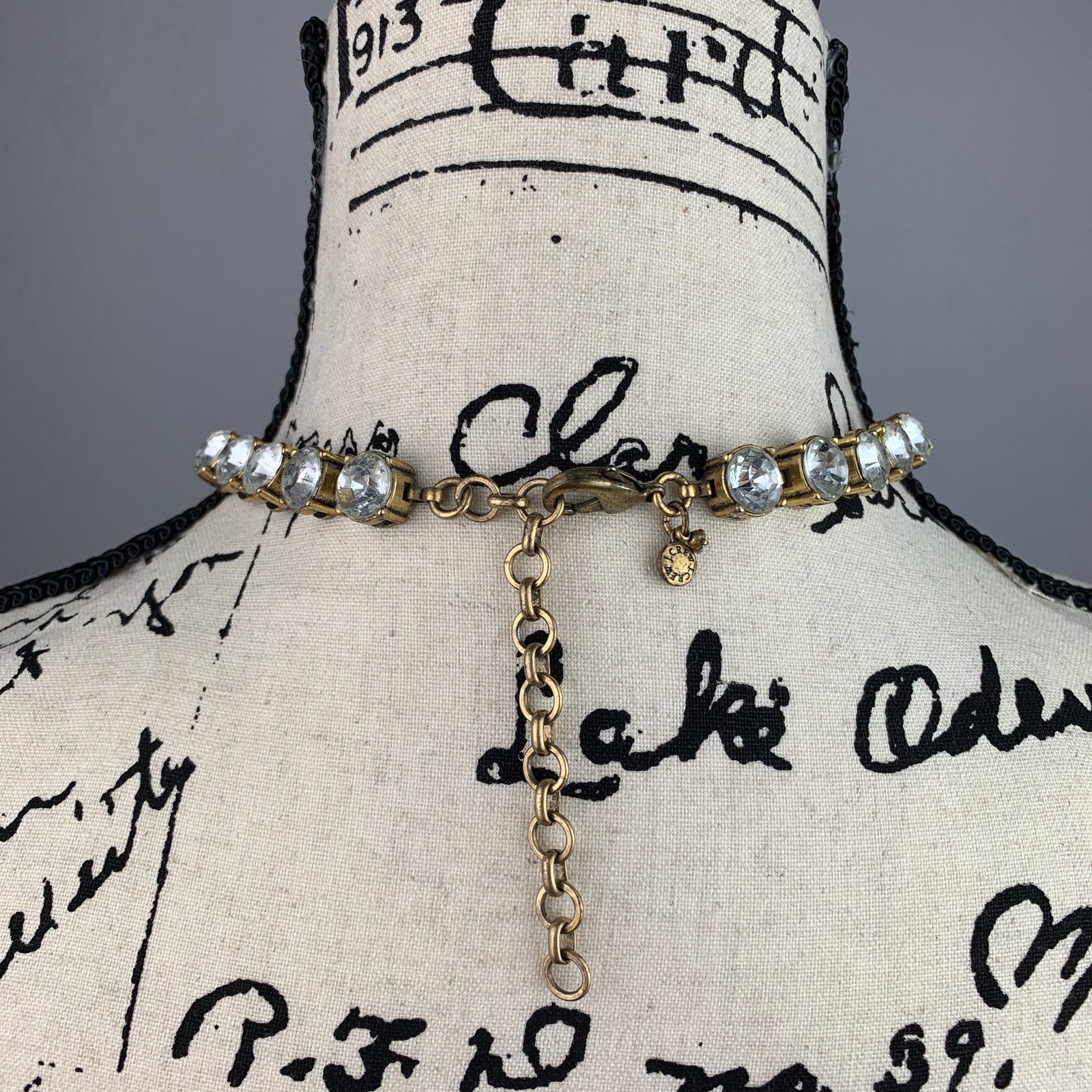 J.Crew J Crew Rhinestone Statement Necklace Turquoise Coral Yellow Size ONE SIZE - 5 Thumbnail
