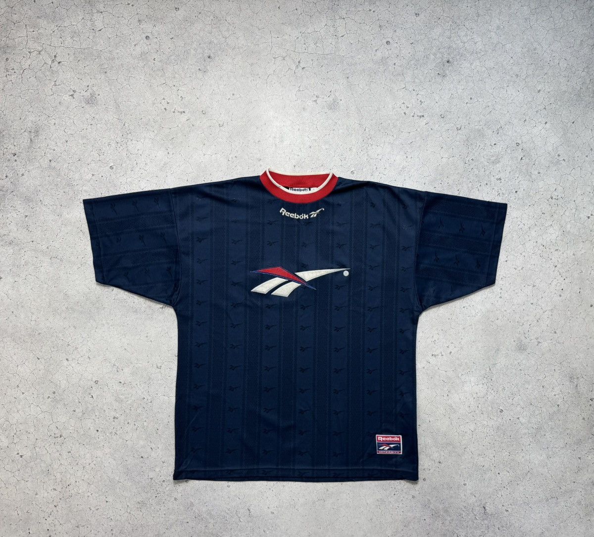 Reebok Reebok Vintage 90’s Monogram Jersey Shirt Size XL Size US XL / EU 56 / 4 - 1 Thumbnail