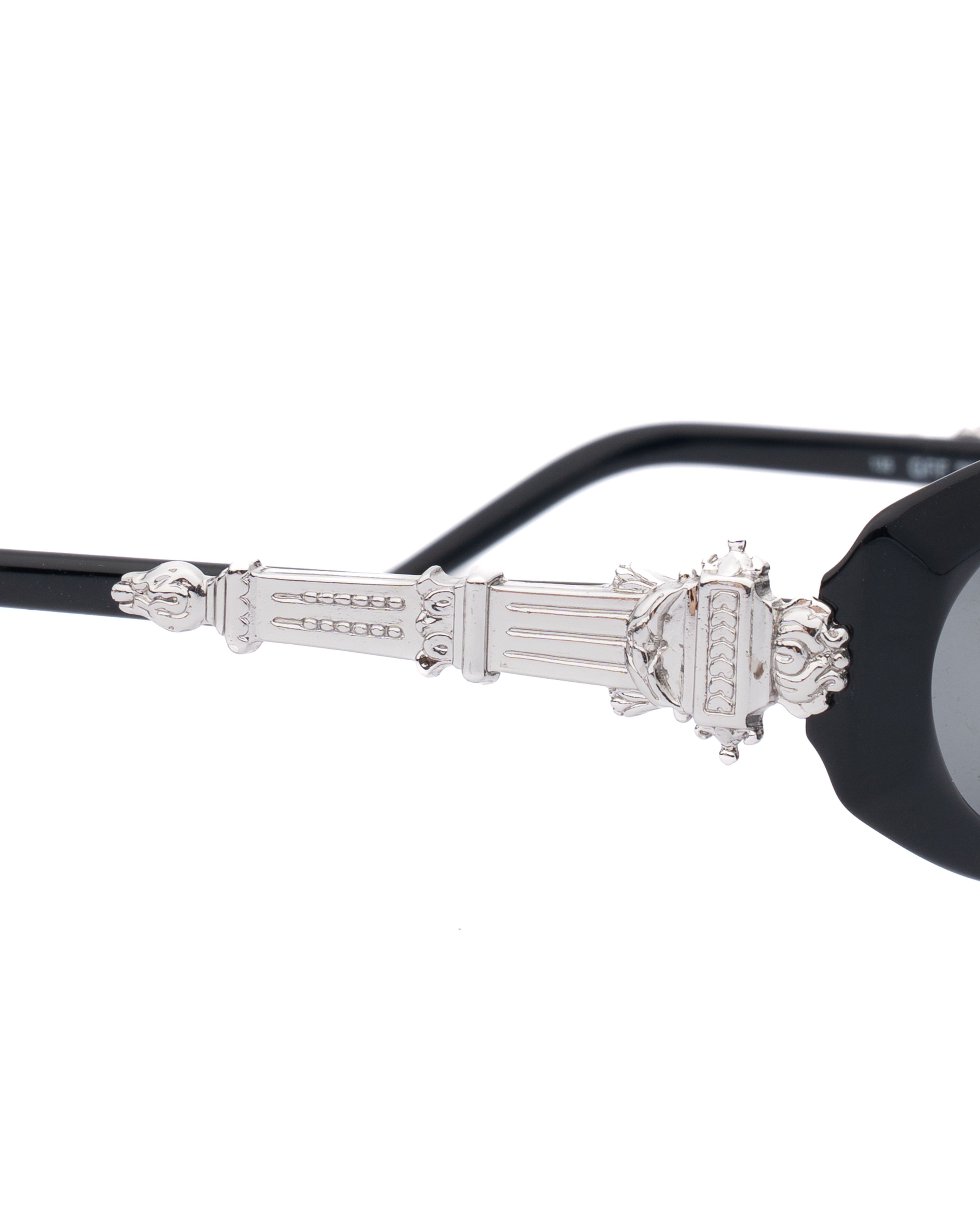 Gianfranco Ferre Gianfranco Ferre '90s Black Plastic Sunglasses Chrome Hearts Size ONE SIZE - 1 Thumbnail