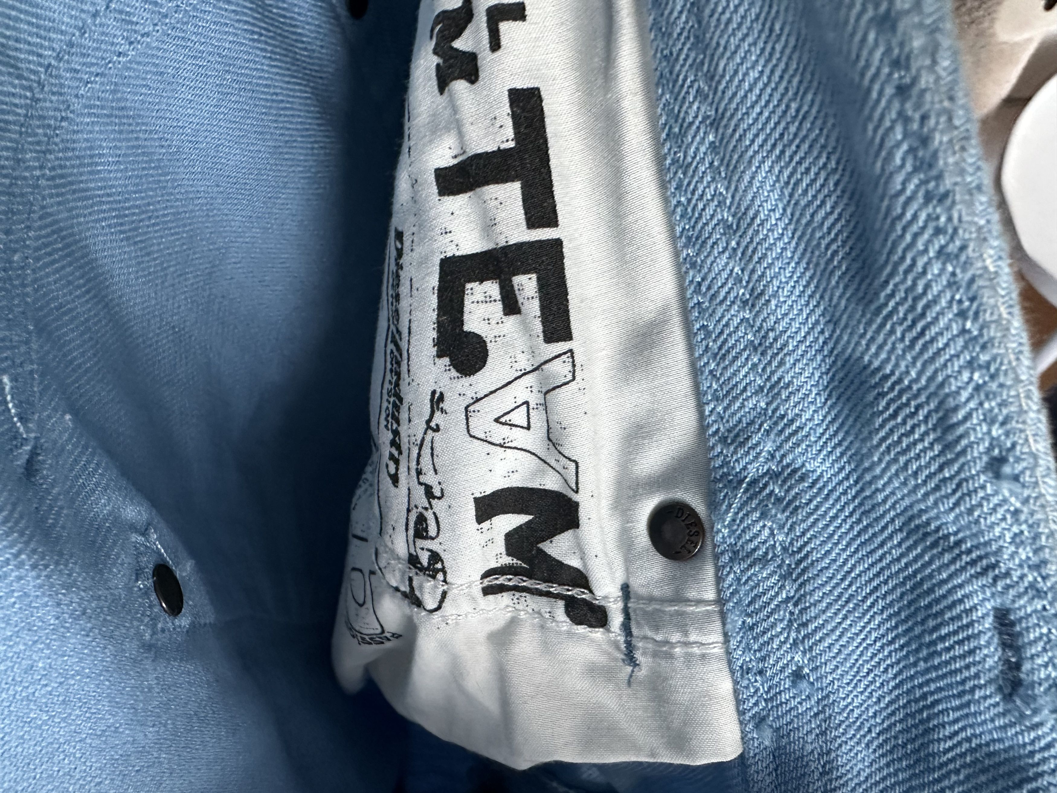Diesel Diesel Darron Regular Slim Tapered Baby Blue 34 x 34 Size US 34 / EU 50 - 5 Thumbnail