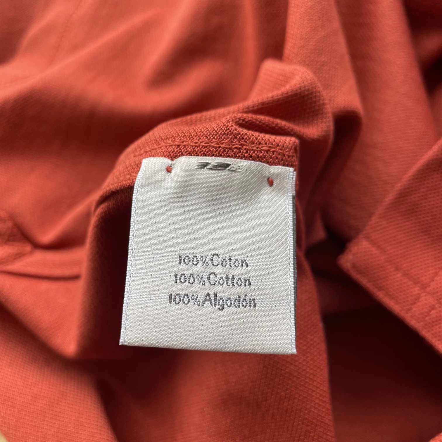 Hermes Hermes men's new Classic Orange polo shirt L Size US L / EU 52-54 / 3 - 6 Thumbnail