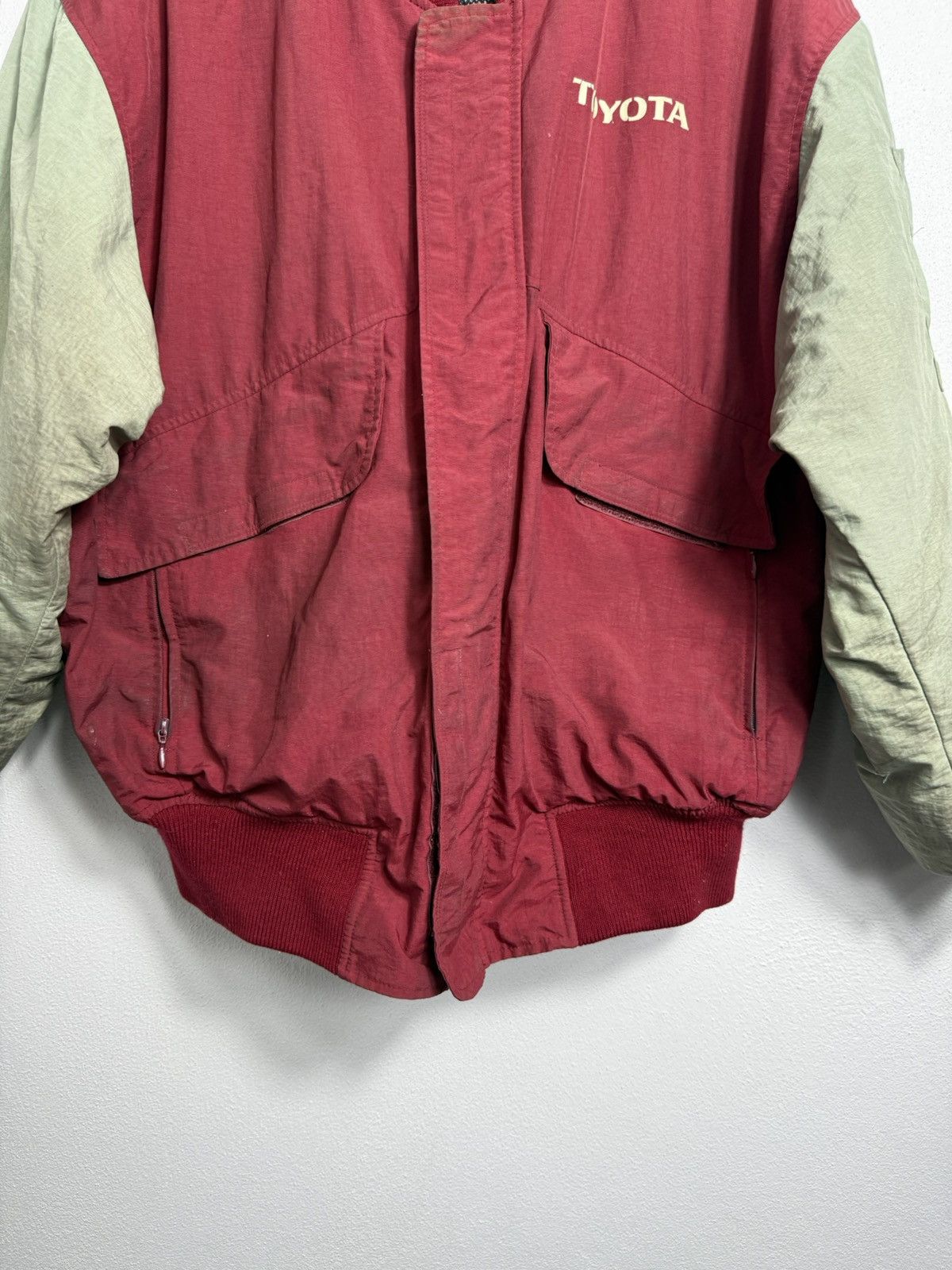 Japanese Brand VINTAGE TOYOTA TECNO RACING DEVELOPMENT TRD BOMBER JACKET Size US M / EU 48-50 / 2 - 2 Thumbnail