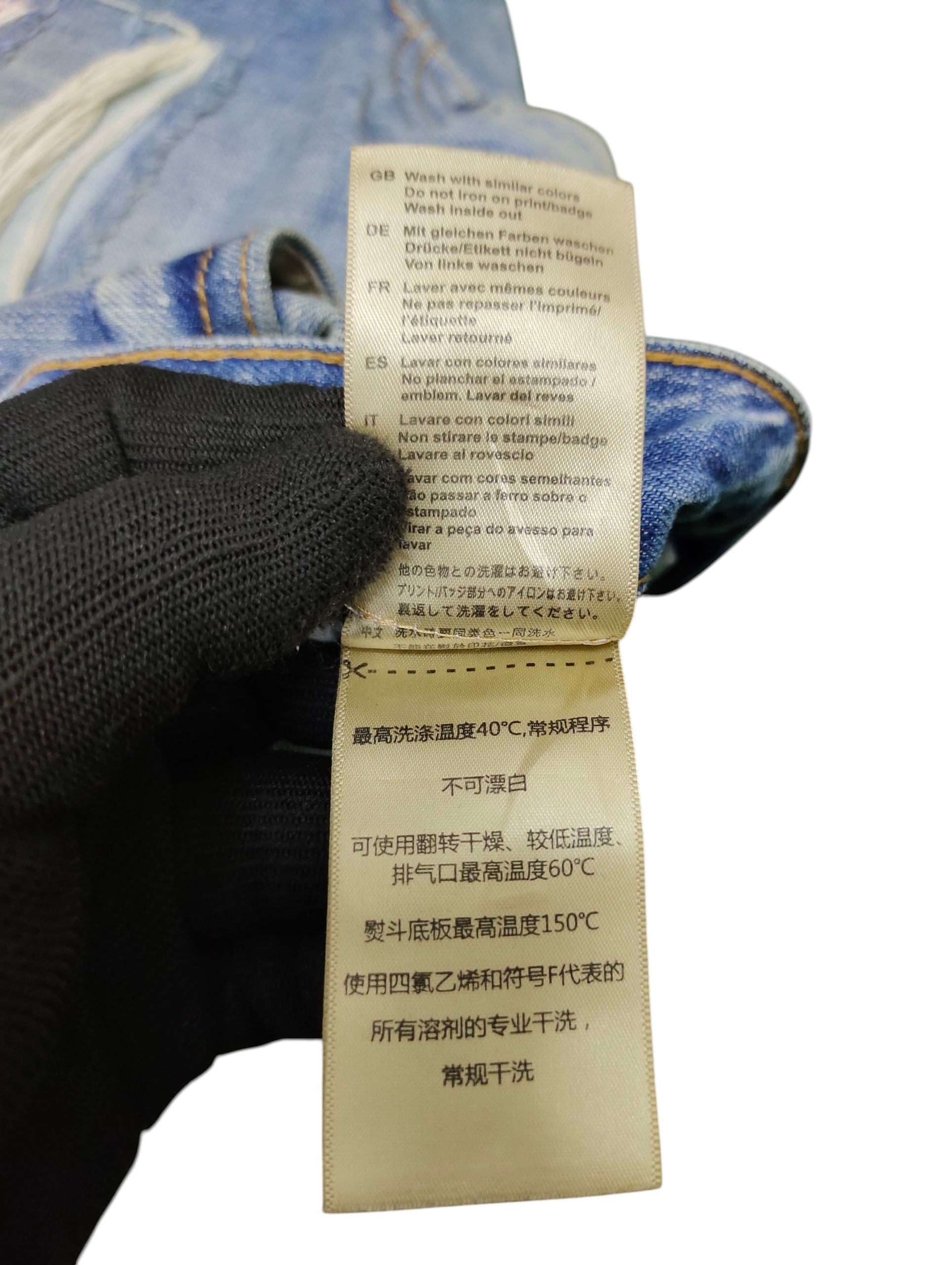 Scotch & Soda Vintage Y2k Scotch & Soda Clawmark Distress Faded Jeans Size US 30 / EU 46 - 16 Thumbnail
