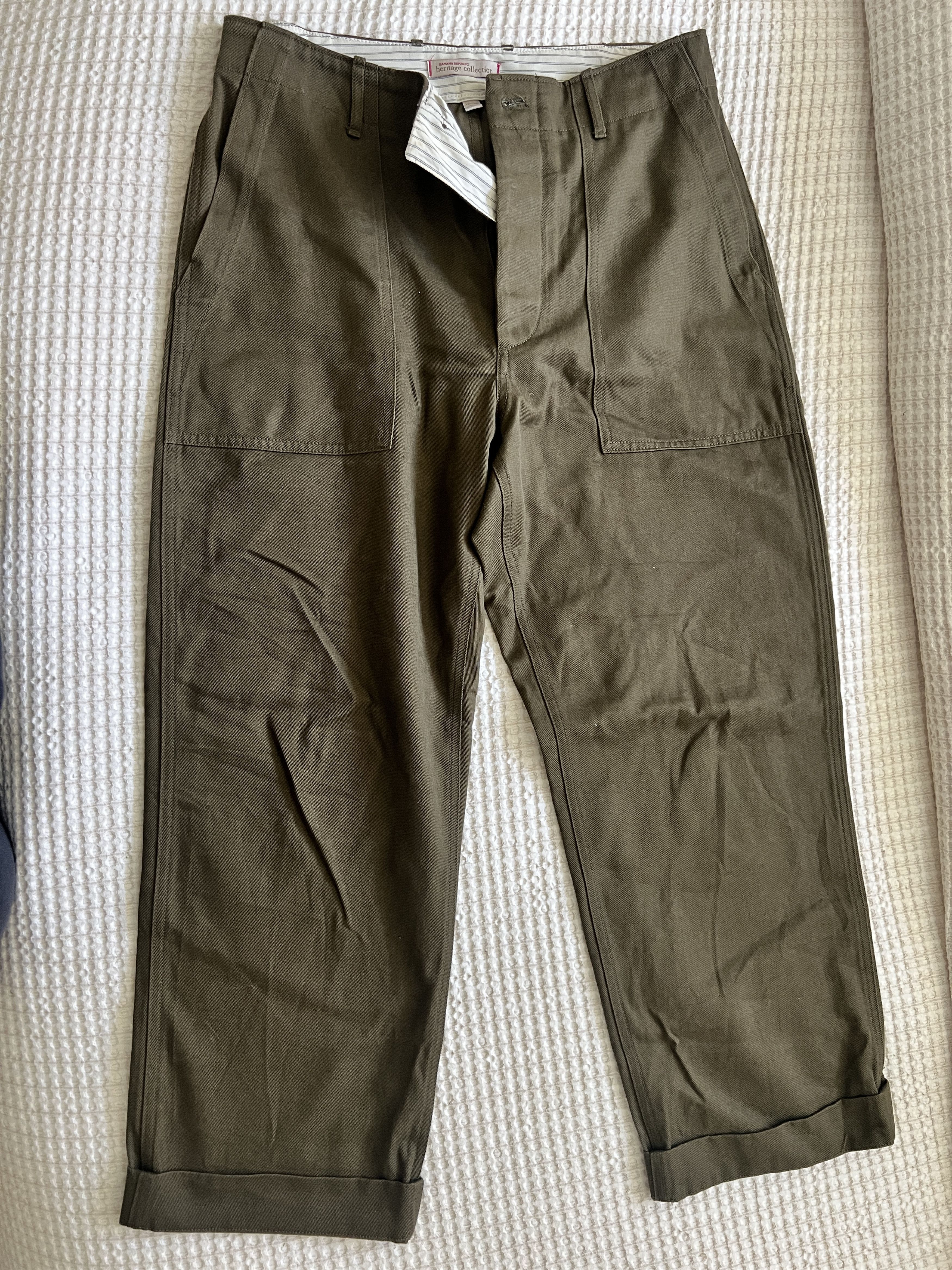Banana Republic Banana Republic Mens 32 High Rise Military Trousers Heritage Size US 32 / EU 48 - 1 Thumbnail