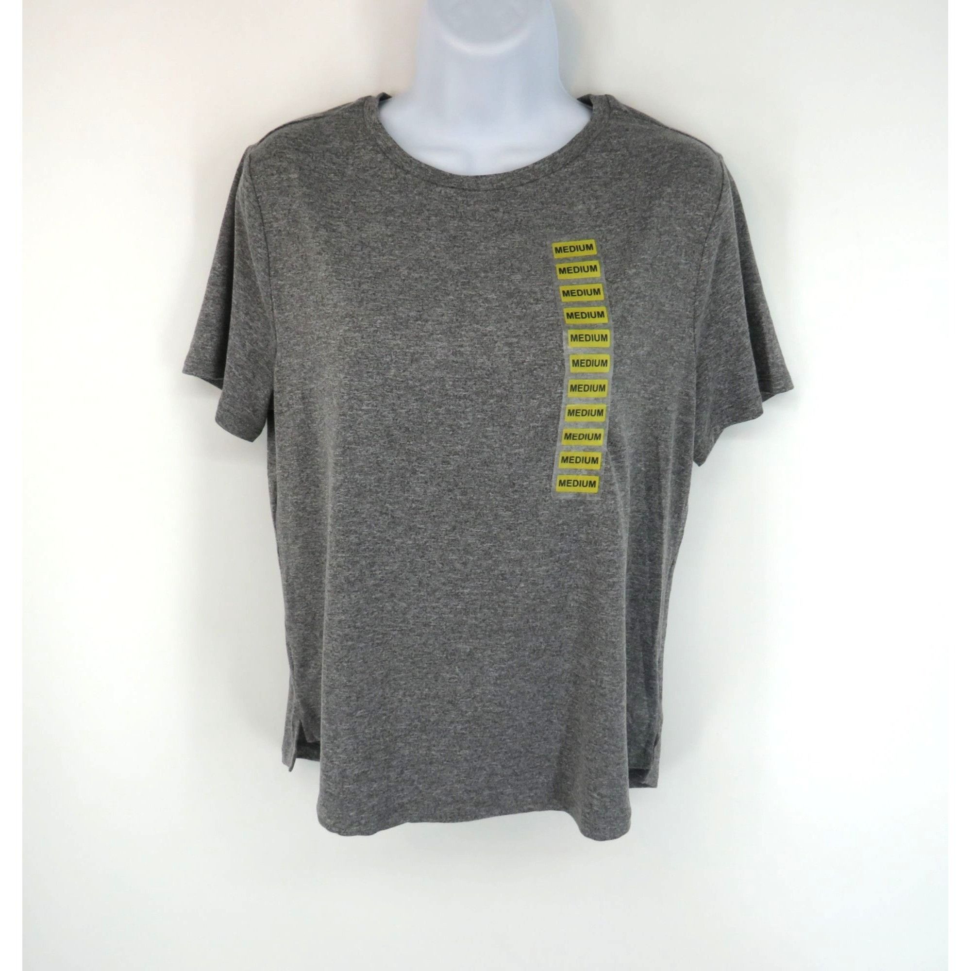 Other Member's Mark Ladies Active Short Sleeve Tee Medium Heather Size M / US 6-8 / IT 42-44 - 1 Thumbnail