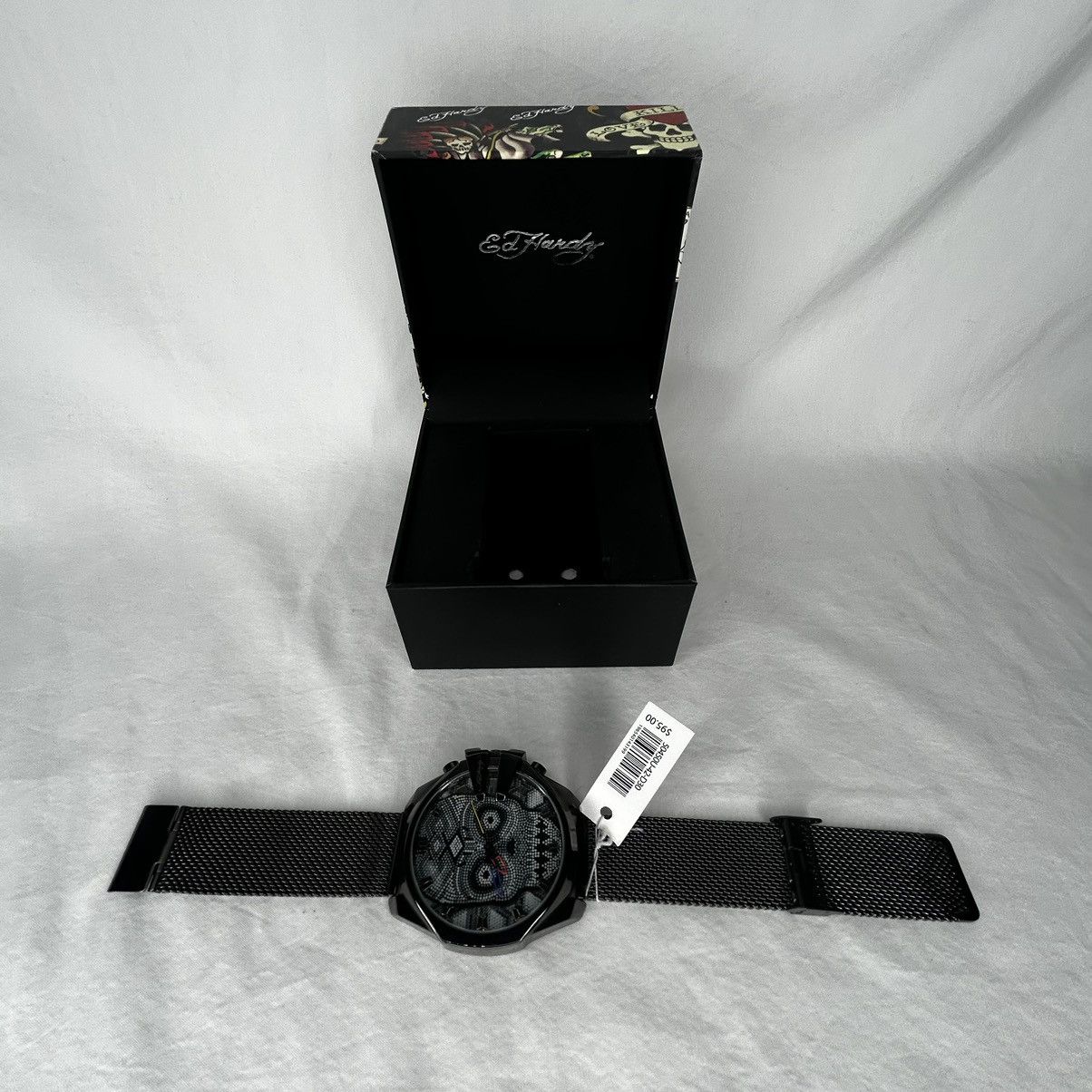 Ed Hardy Ed Hardy Skull Graphic Watch Adjustable Strap New In Box Size ONE SIZE - 5 Thumbnail
