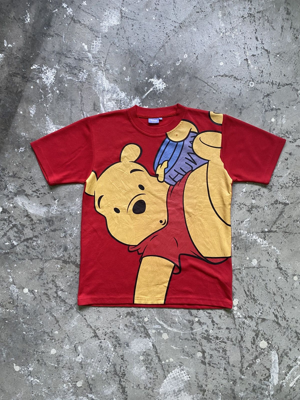 Vintage Pooh Disney Cartoon Full Print Shirt