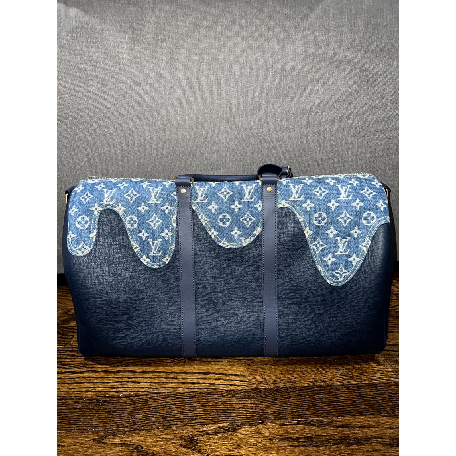 Louis Vuitton Louis Vuitton Keepall Bandouliere Drip Monogram Weekend Bag Size ONE SIZE - 8 Thumbnail
