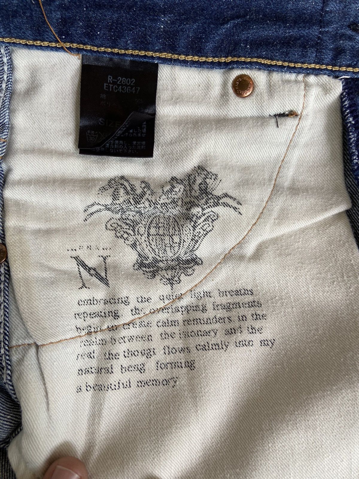 Japanese Brand RNA Japan denim pant Size US 30 / EU 46 - 8 Thumbnail