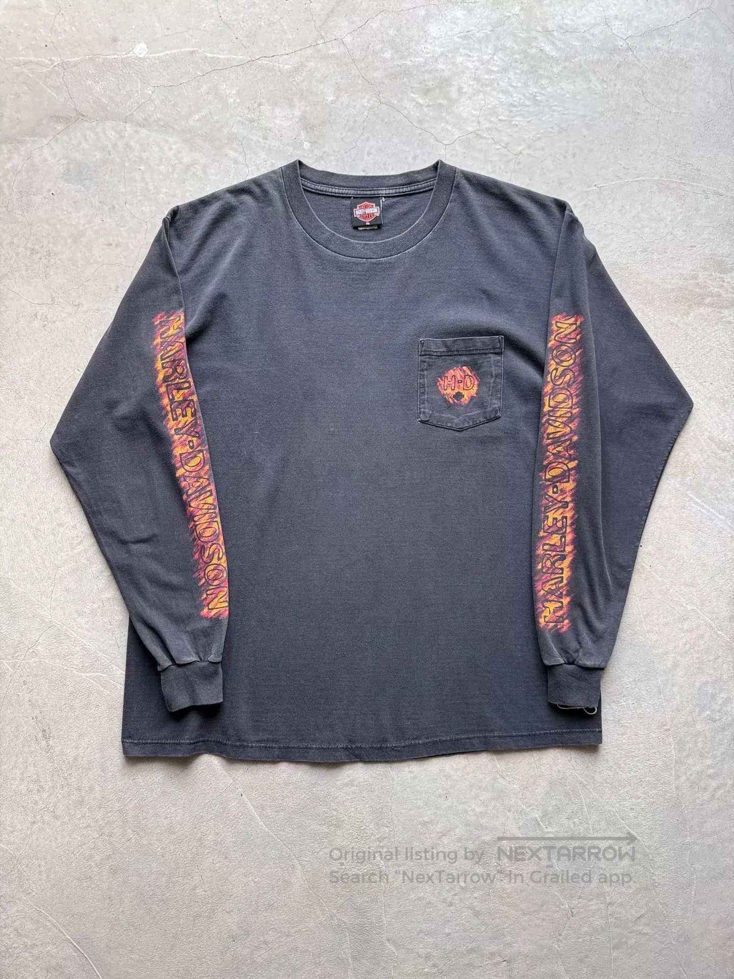 Vintage Vintage 00s Harley Davidson Yellowstone Tee. Size US XL / EU 56 / 4 - 1 Thumbnail