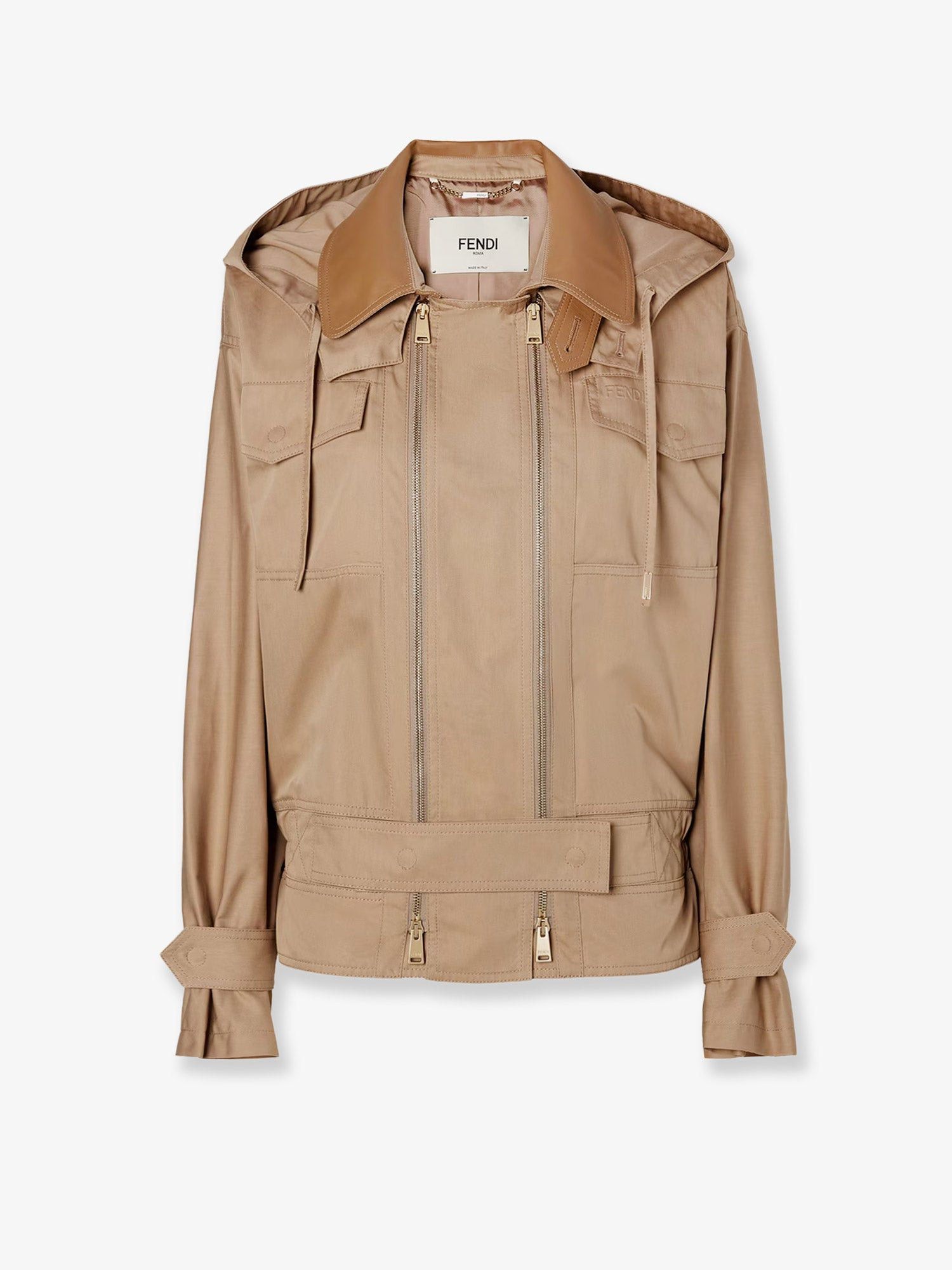 Fendi Cotton Jacket Size M / US 6-8 / IT 42-44 - 1 Thumbnail