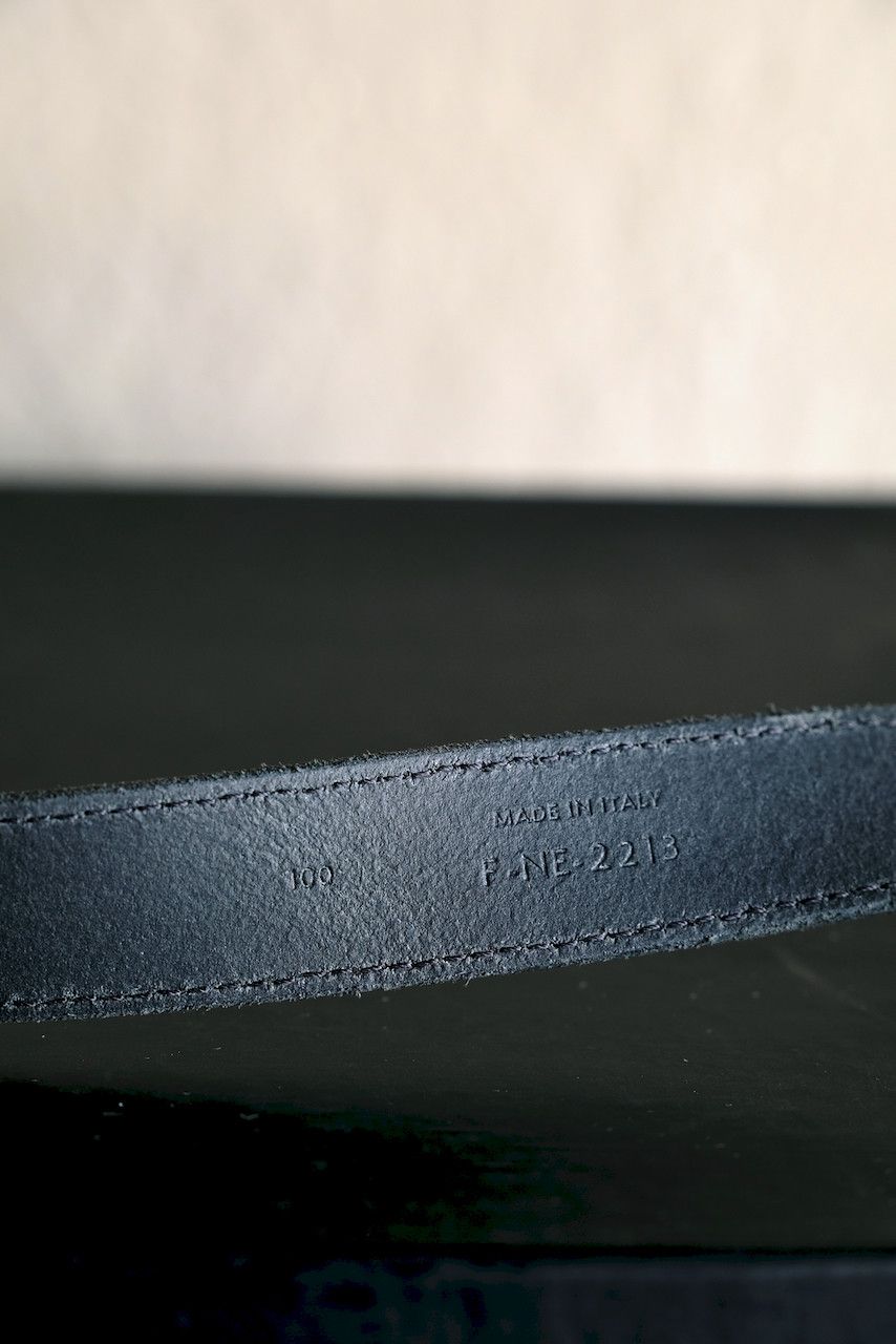 Celine × Hedi Slimane Celine Western Belt Medium Calfskin Leather Hedi Sliman 100 Size 36 - 9 Thumbnail