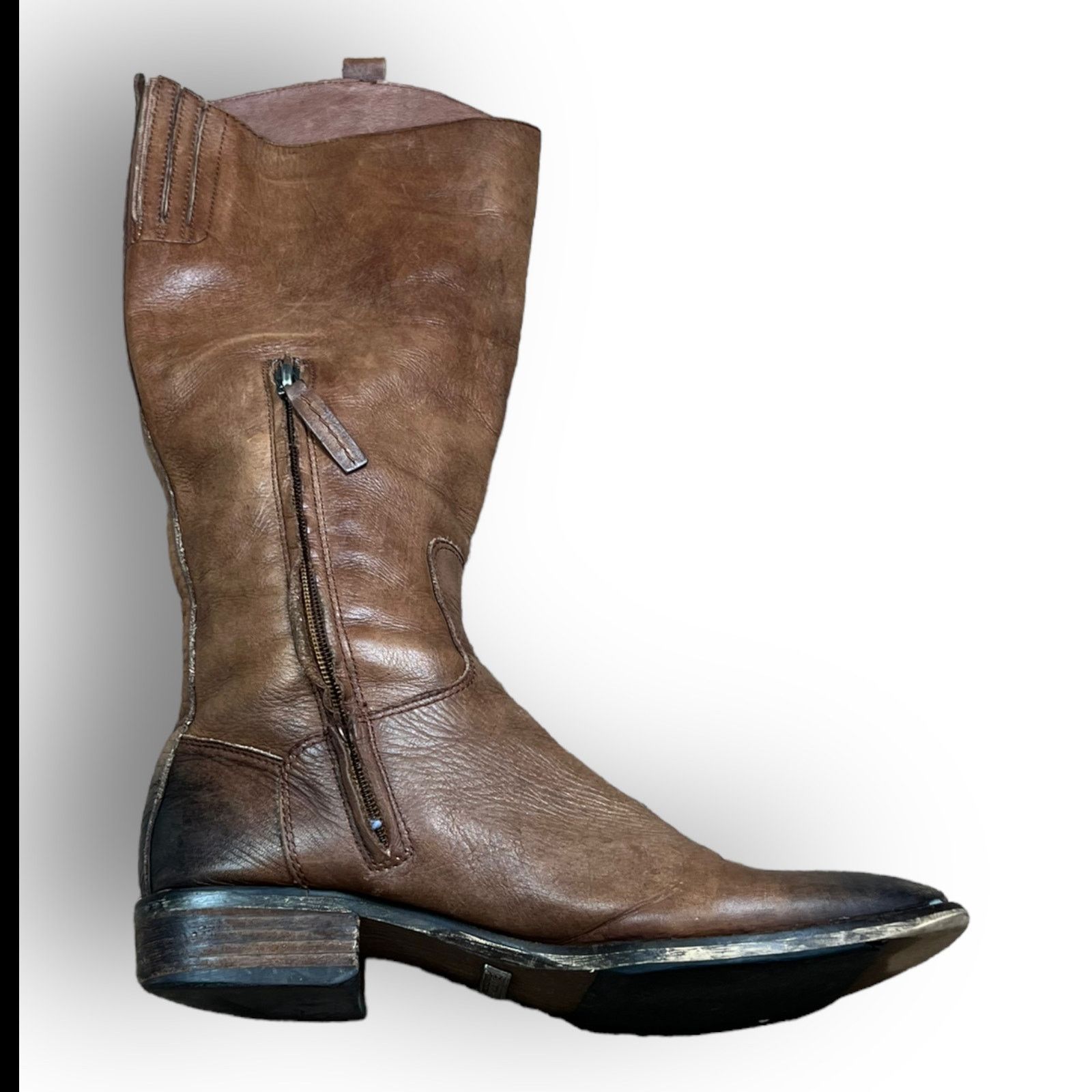 Nordstrom Sam Edelman | Phallon Brown Vintage Snap Button Boots | 6.5 Size US 6.5 / IT 36.5 - 4 Thumbnail