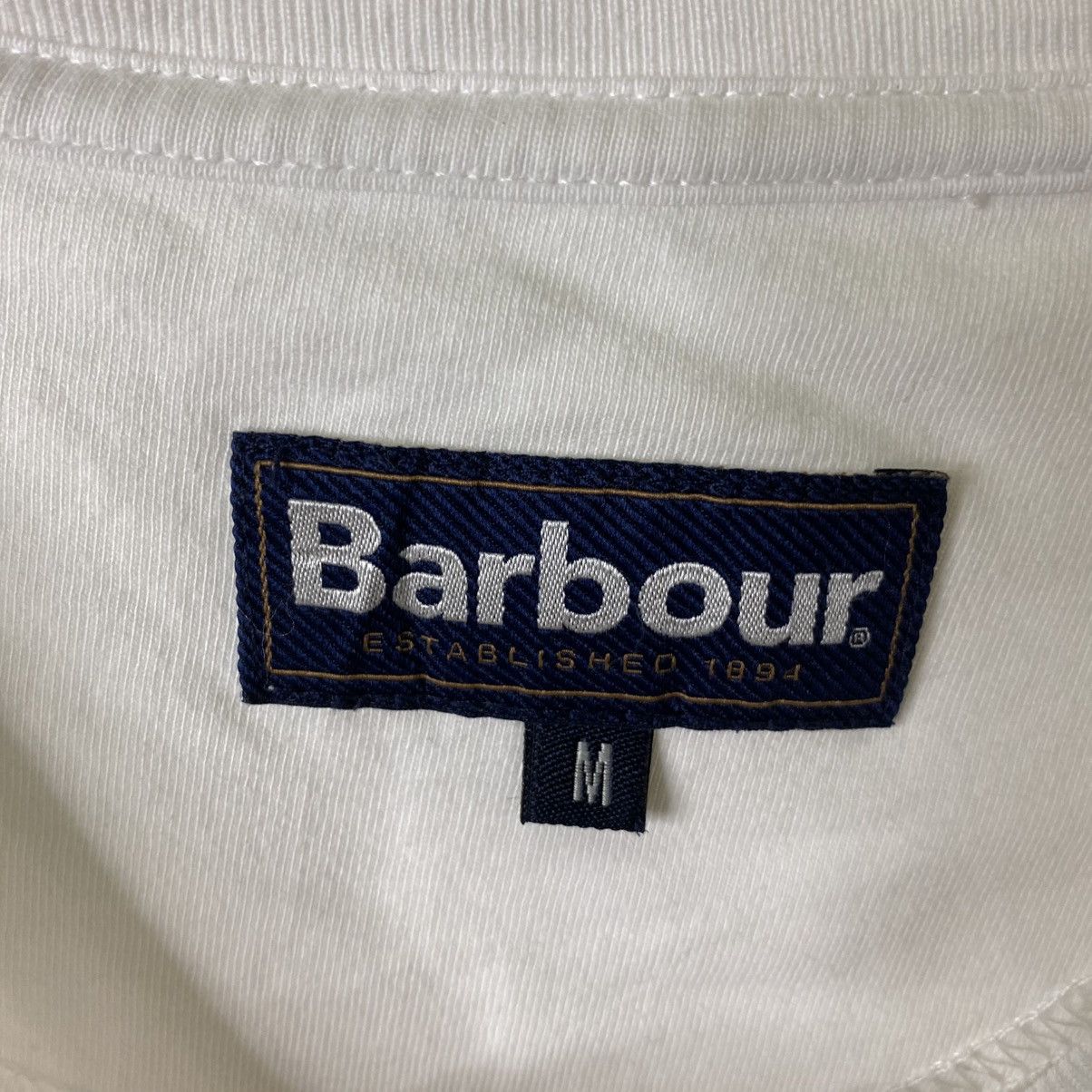Barbour Barbour Single Pocket White T Shirt Size US M / EU 48-50 / 2 - 3 Thumbnail