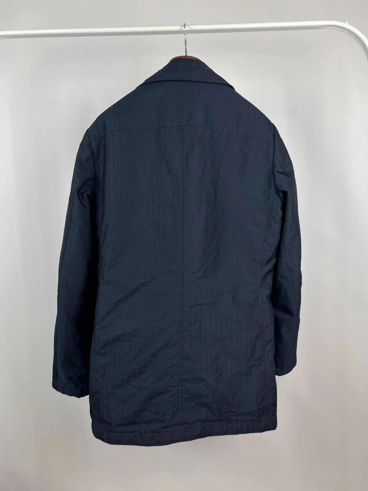 Boggi Boggi Milano Herringbone Classic Rain-Stop Coat Jacket Size US M / EU 48-50 / 2 - 16 Thumbnail