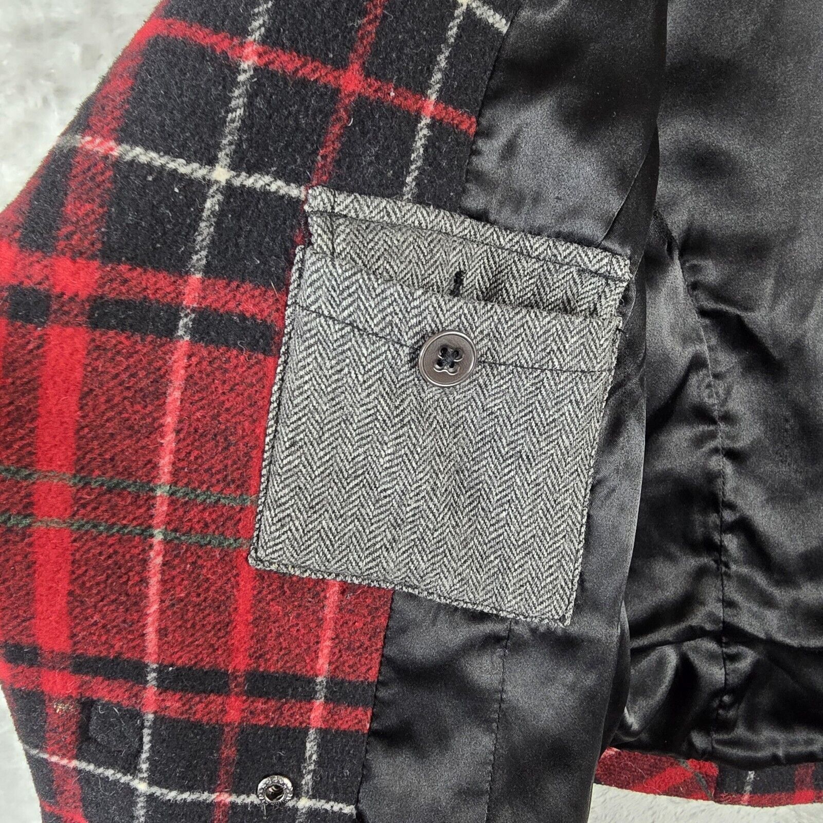 Triple 5 Soul Vtg Triple Five Soul Coat Women Medium Plaid Wool Jacket Size M / US 6-8 / IT 42-44 - 6 Thumbnail