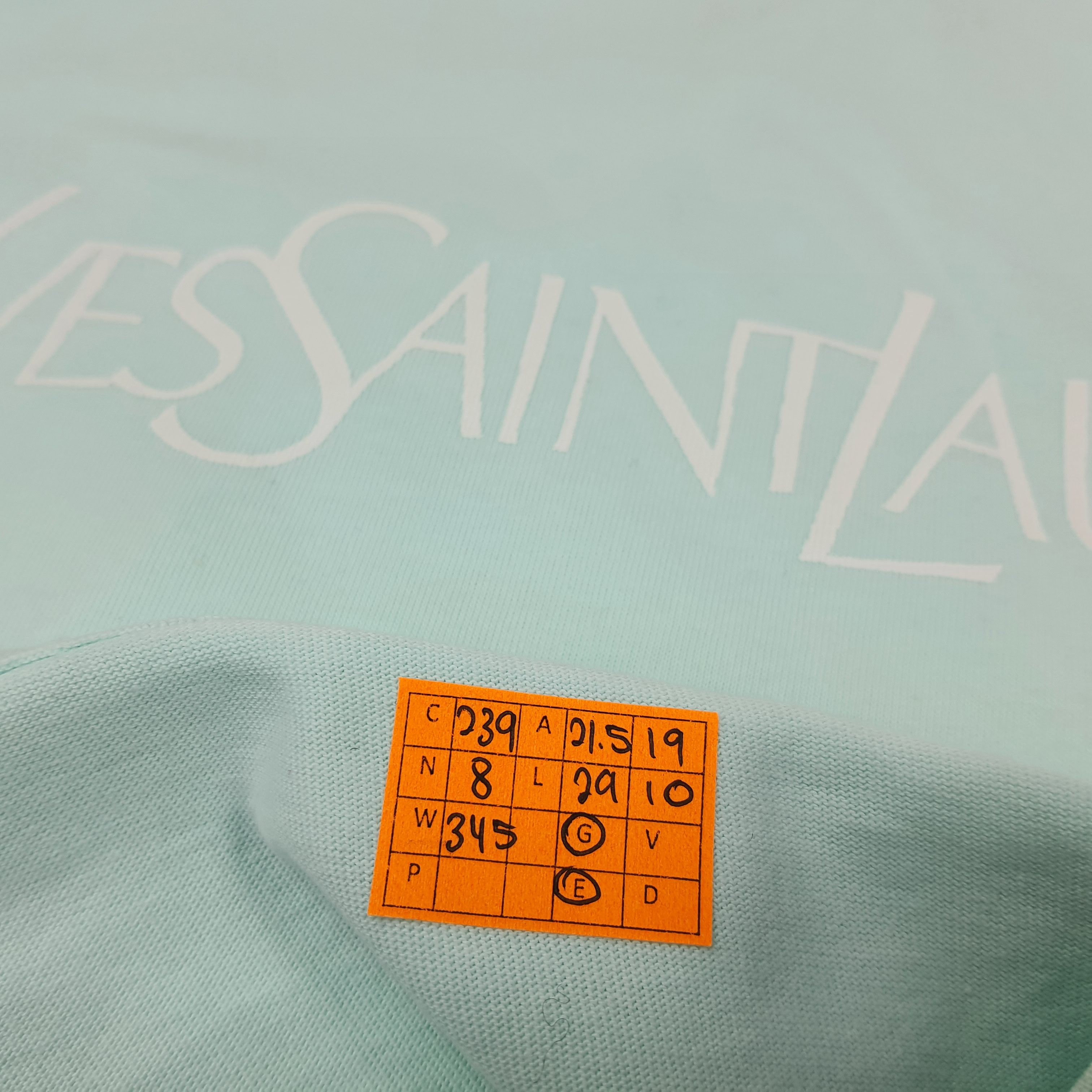 Yves Saint Laurent Vintage Yves Saint Laurent YSL Designer Tshirt C239N8 Size US L / EU 52-54 / 3 - 8 Thumbnail