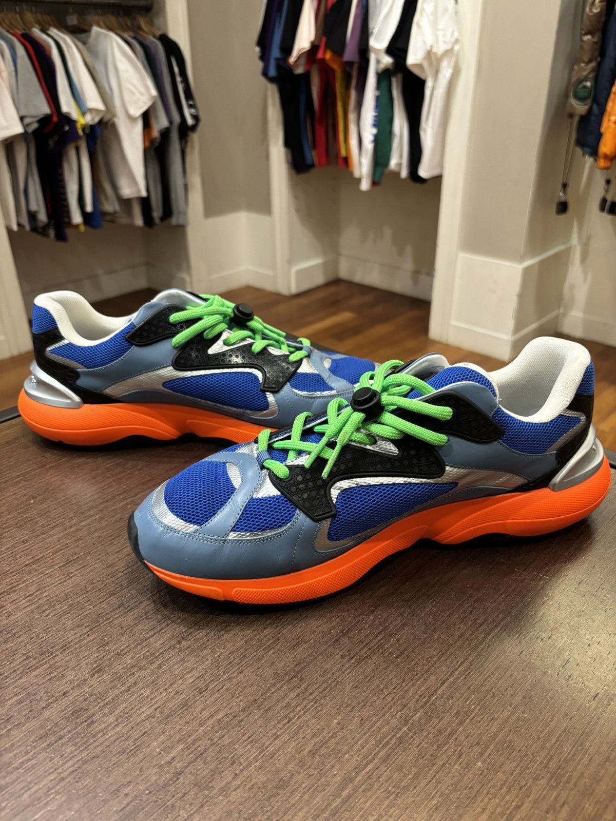 Dior Dior B24 Blue Orange Size US 12 / EU 45 - 2 Thumbnail