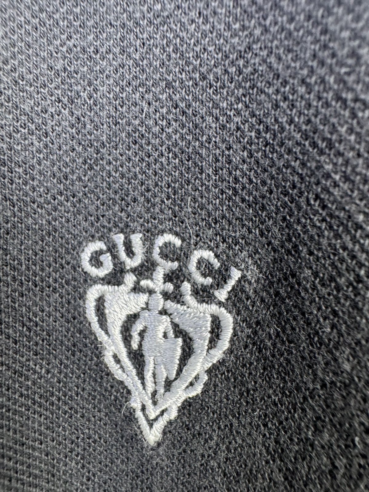 Gucci vintage Gucci 1990s black cotton polo shirt. Size US L / EU 52-54 / 3 - 5 Thumbnail