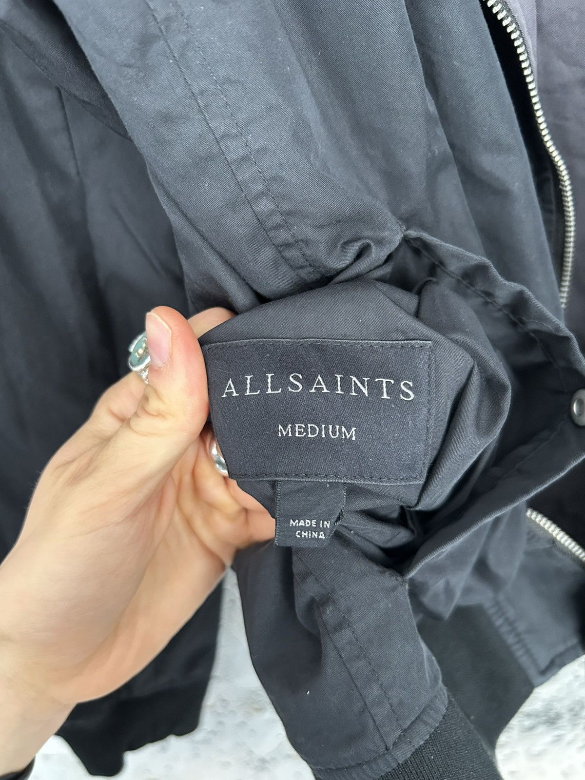 Allsaints Allsaints Reversible Bomber Jacket Avant Garde Grunge Punk Size US M / EU 48-50 / 2 - 6 Thumbnail