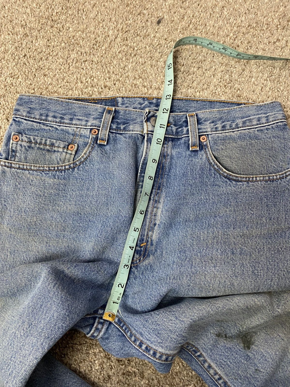 Levi's × Vintage Vintage Levis 505 Jeans 32 x 31 1990s Made in USA Denim Size US 32 / EU 48 - 7 Thumbnail