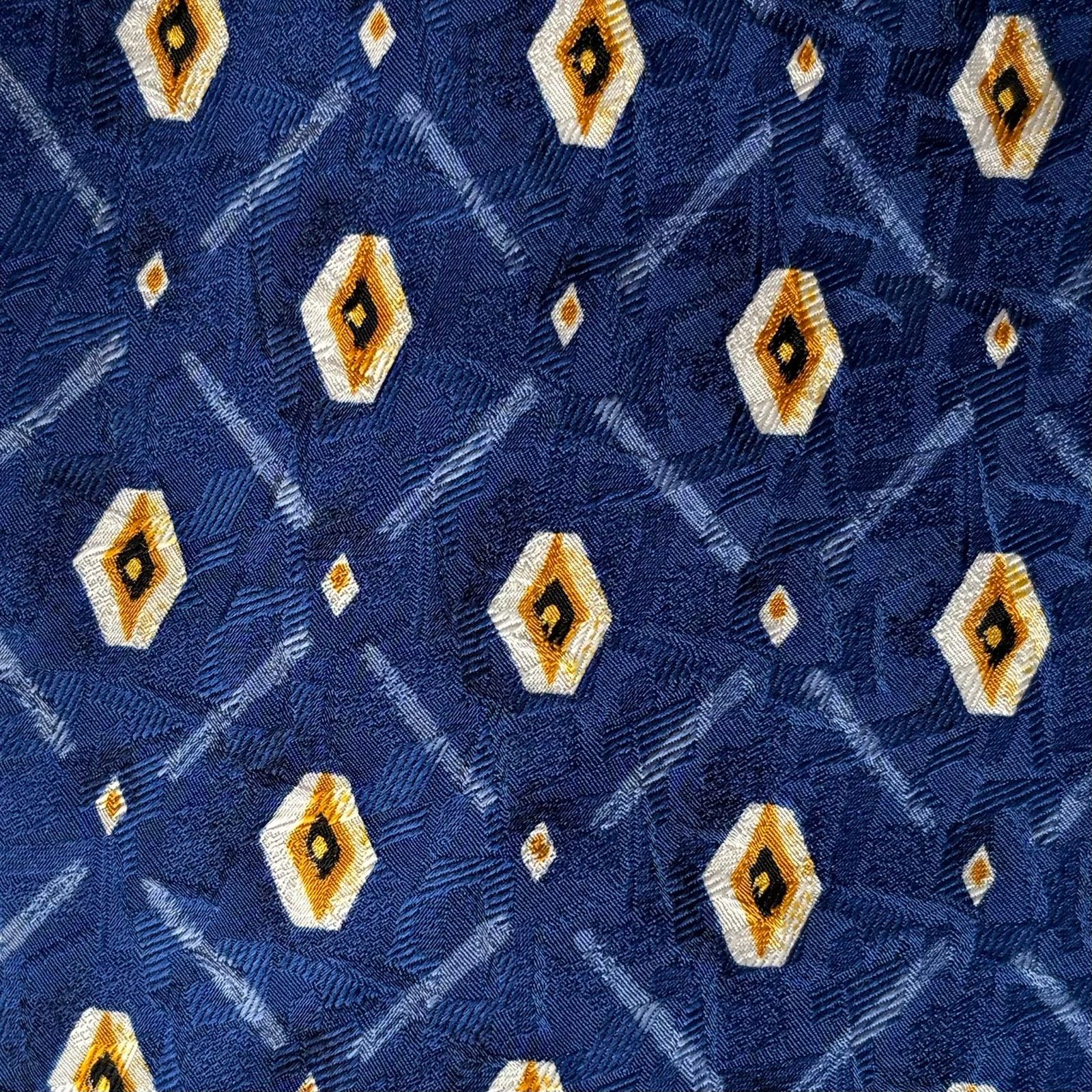 Other Executive Silks Blue Diamond Silk Tie Size ONE SIZE - 3 Thumbnail