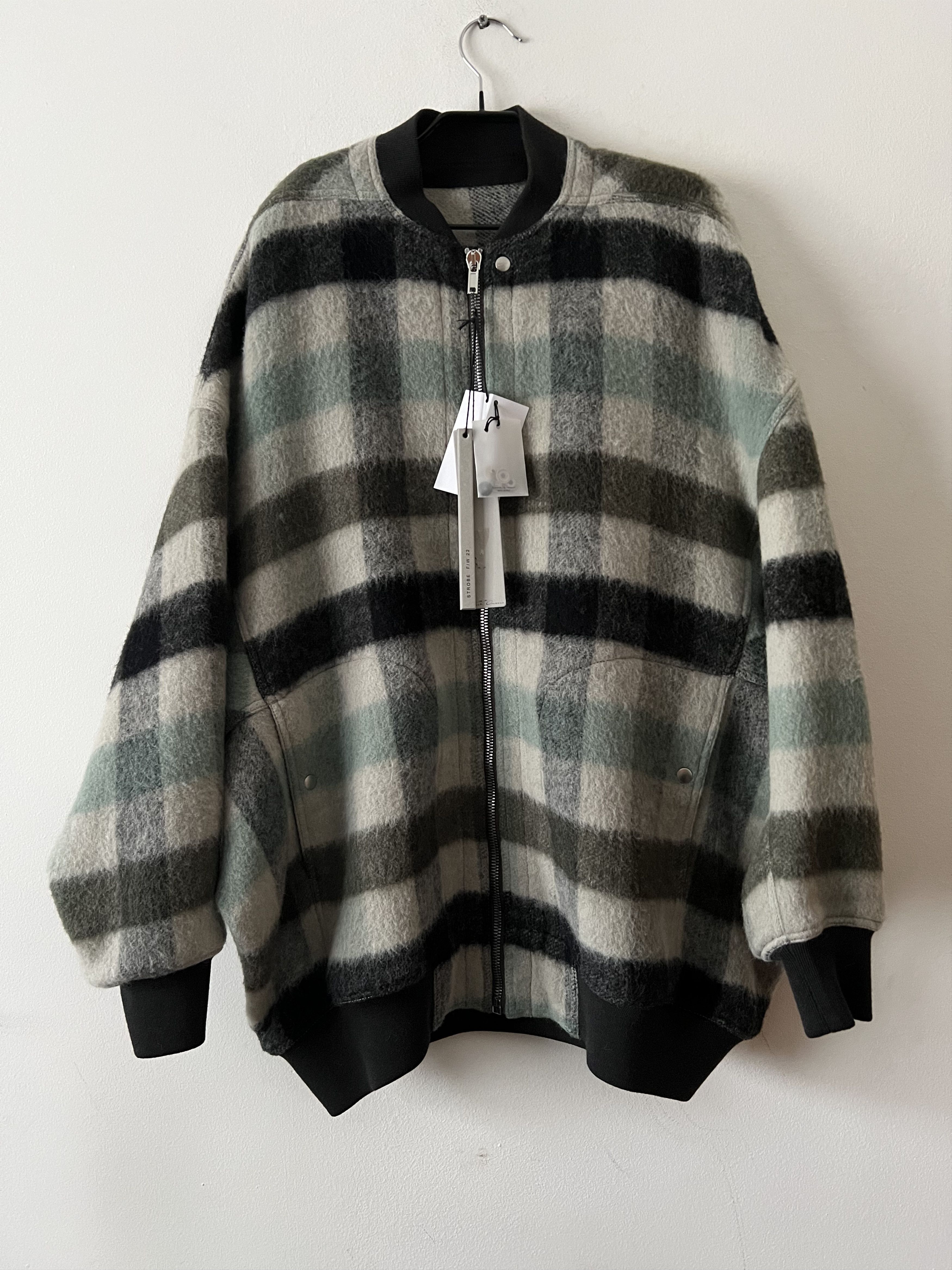 Rick Owens Jumbo Peter Flight Pearl Plaid Size US M / EU 48-50 / 2 - 2 Thumbnail