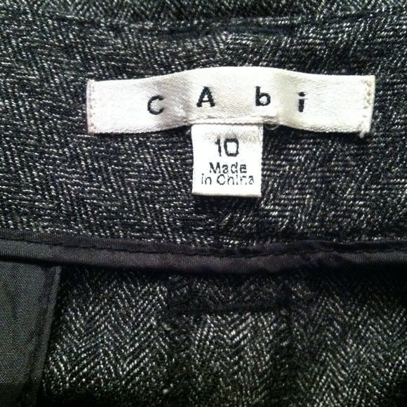 Other CABI WOMEN'S GRAY 79%POLYESTER 20%RAYON DRESS PANTS 10/32 Size 32" / US 10 / IT 46 - 3 Thumbnail