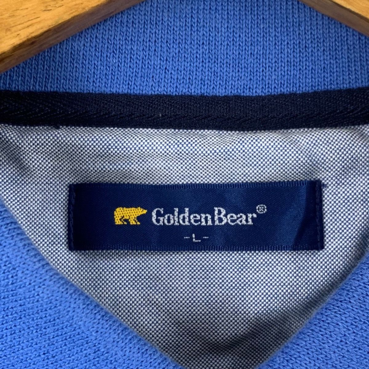 Golden Bear Vintage GOLDEN BEAR USA Golf 1968 Logo Ringer Polo Tee Size US L / EU 52-54 / 3 - 6 Thumbnail