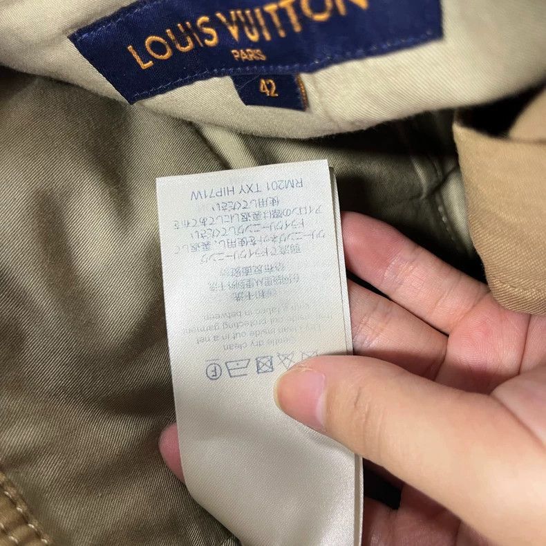 Louis Vuitton louis vuitton Khaki Beekeeper print logo casual pants-2507 Size US 42 / EU 58 - 5 Thumbnail