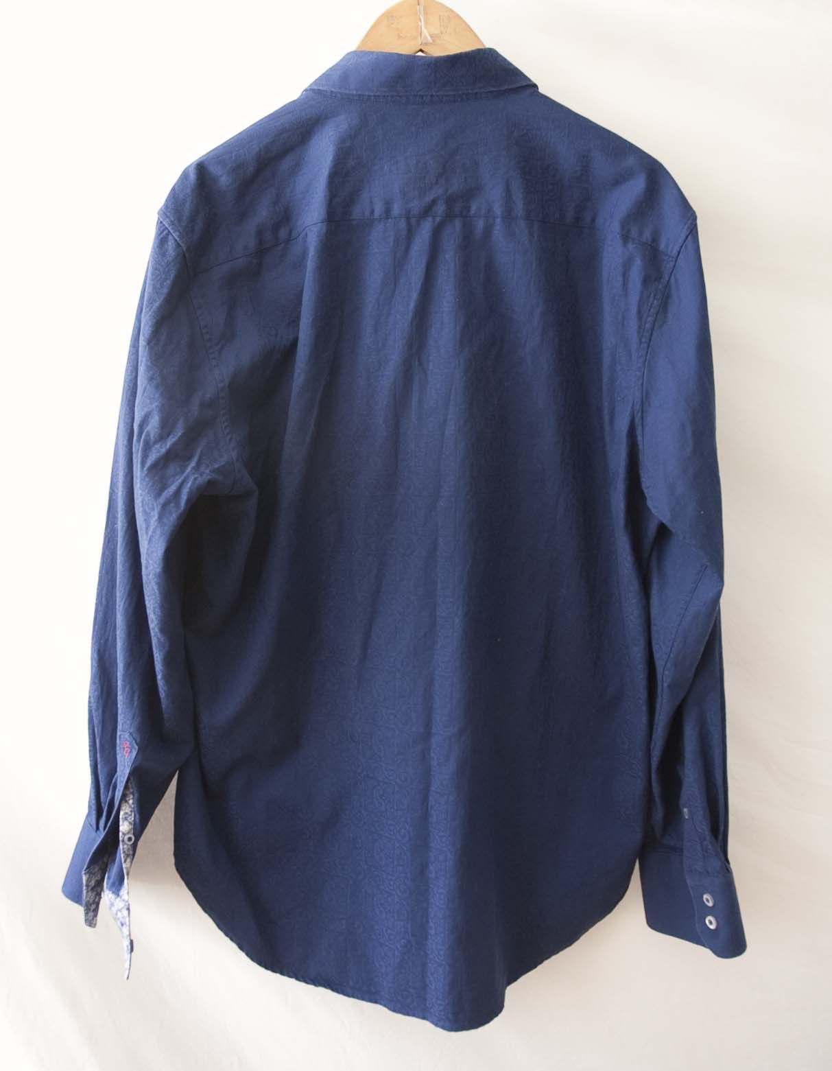 Robert Graham Robert Graham Shirt Size L Abstract Graphic Blue Size US L / EU 52-54 / 3 - 7 Thumbnail