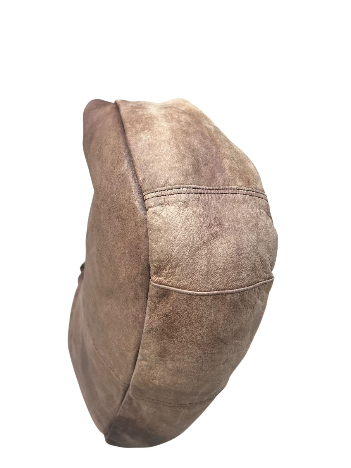 Leather Vintage Sazaby Japan RiRi Zip Patina Leather Banana Bag Size ONE SIZE - 16 Thumbnail