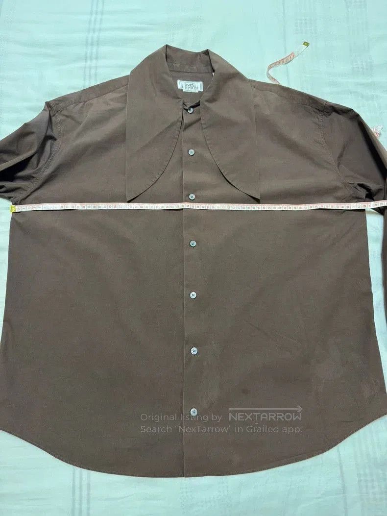 Hermes Hermes Big Collar Shirt Jacket. Size US L / EU 52-54 / 3 - 4 Thumbnail