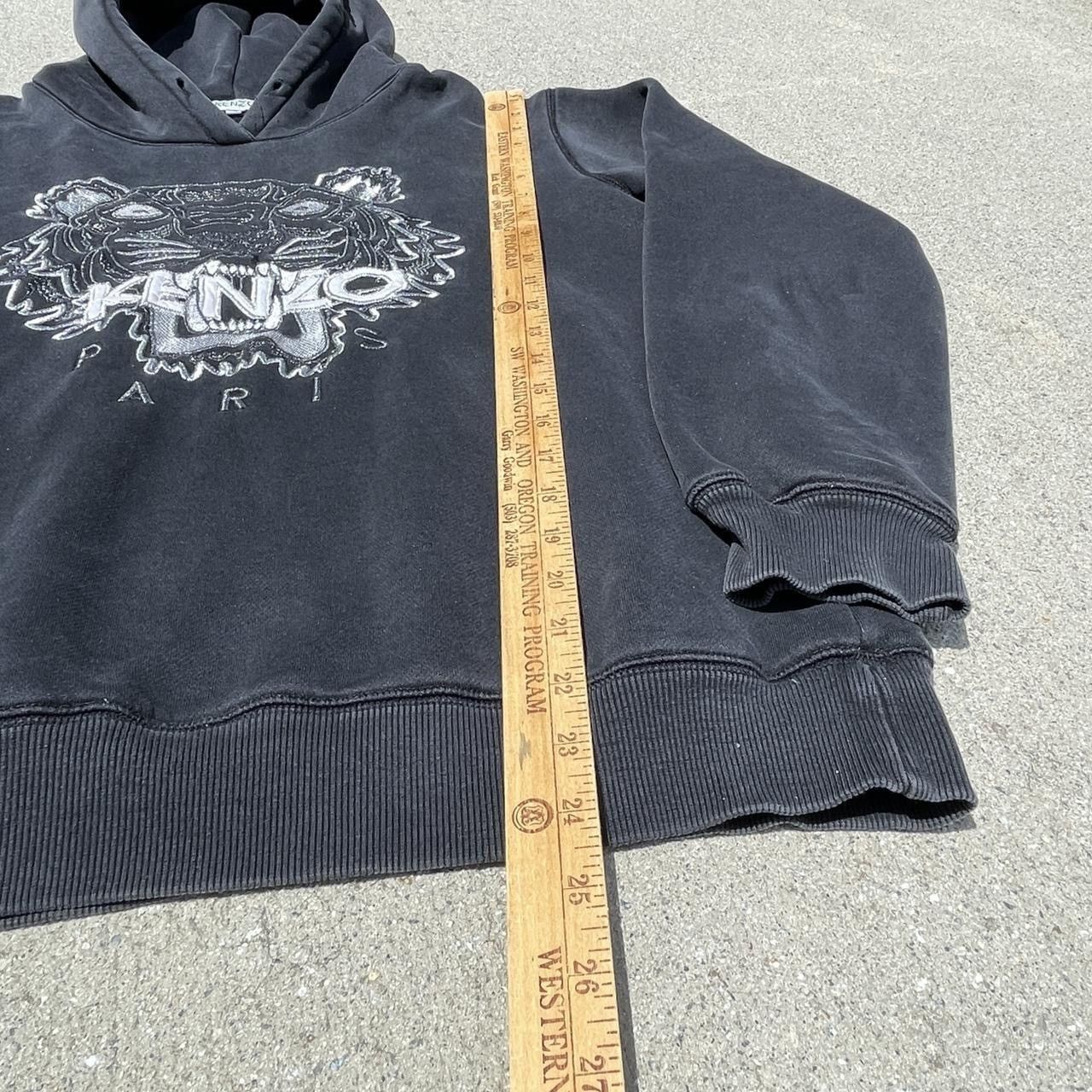 Kenzo Kenzo Tiger Embroidered Hoodie Black XL Authentic Size US XL / EU 56 / 4 - 5 Thumbnail