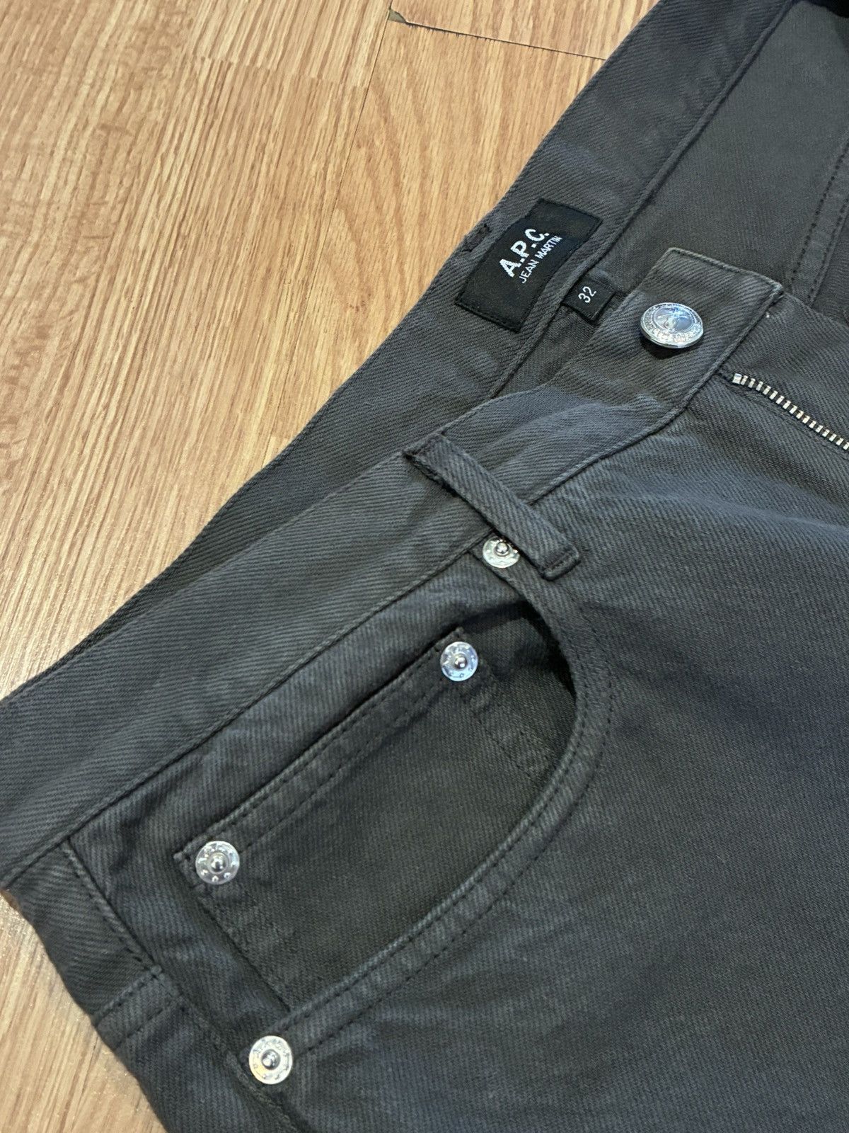 A.P.C. A.P.C Jean Martin “Anthracite” BNWT Size US 32 / EU 48 - 4 Thumbnail