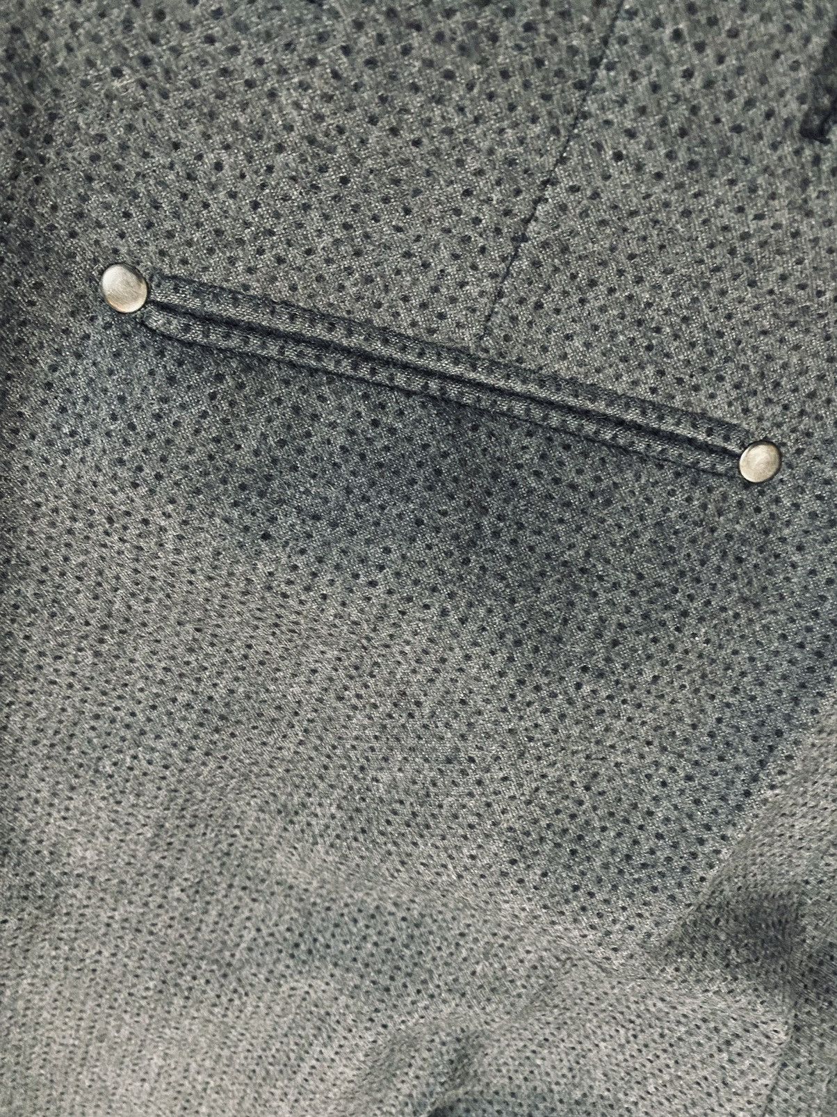 Maison Margiela MM 10 🇮🇹 grey blue dotted felt wool showtime slacks 36 NWT Size US 36 / EU 52 - 12 Thumbnail