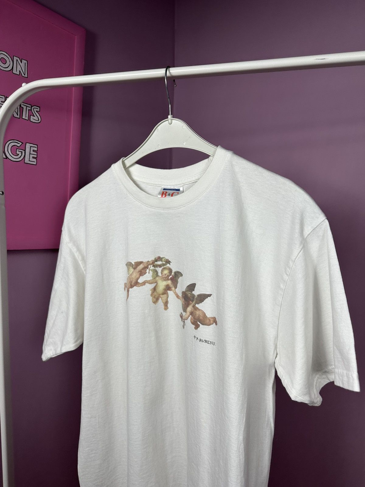 Other Peter Paul Rubens Angels Painting Art B&C Vintage T-Shirt Size US S / EU 44-46 / 1 - 14 Thumbnail